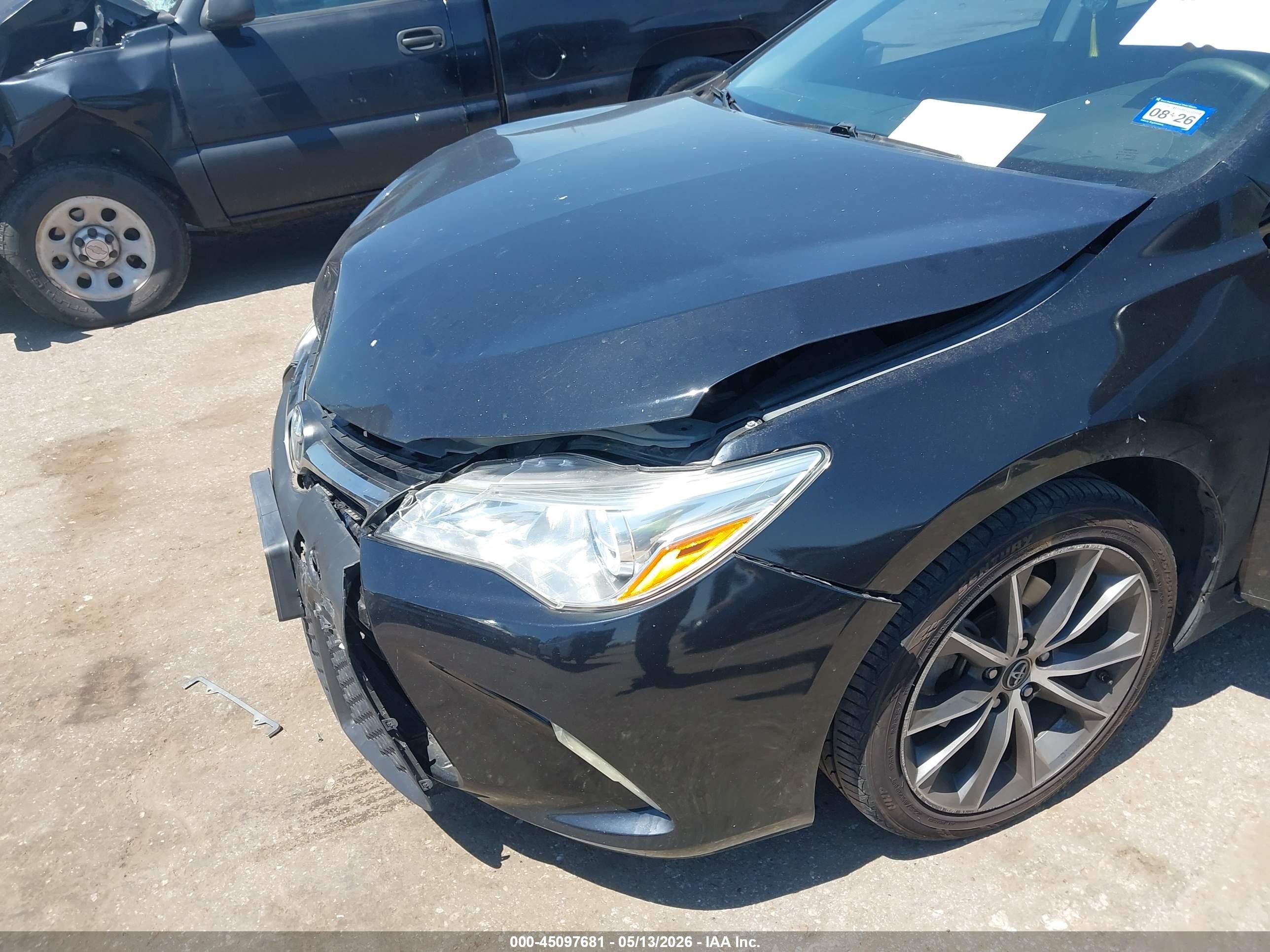 2015 Toyota Camry Xse Black vin: 4T1BF1FK9FU065545