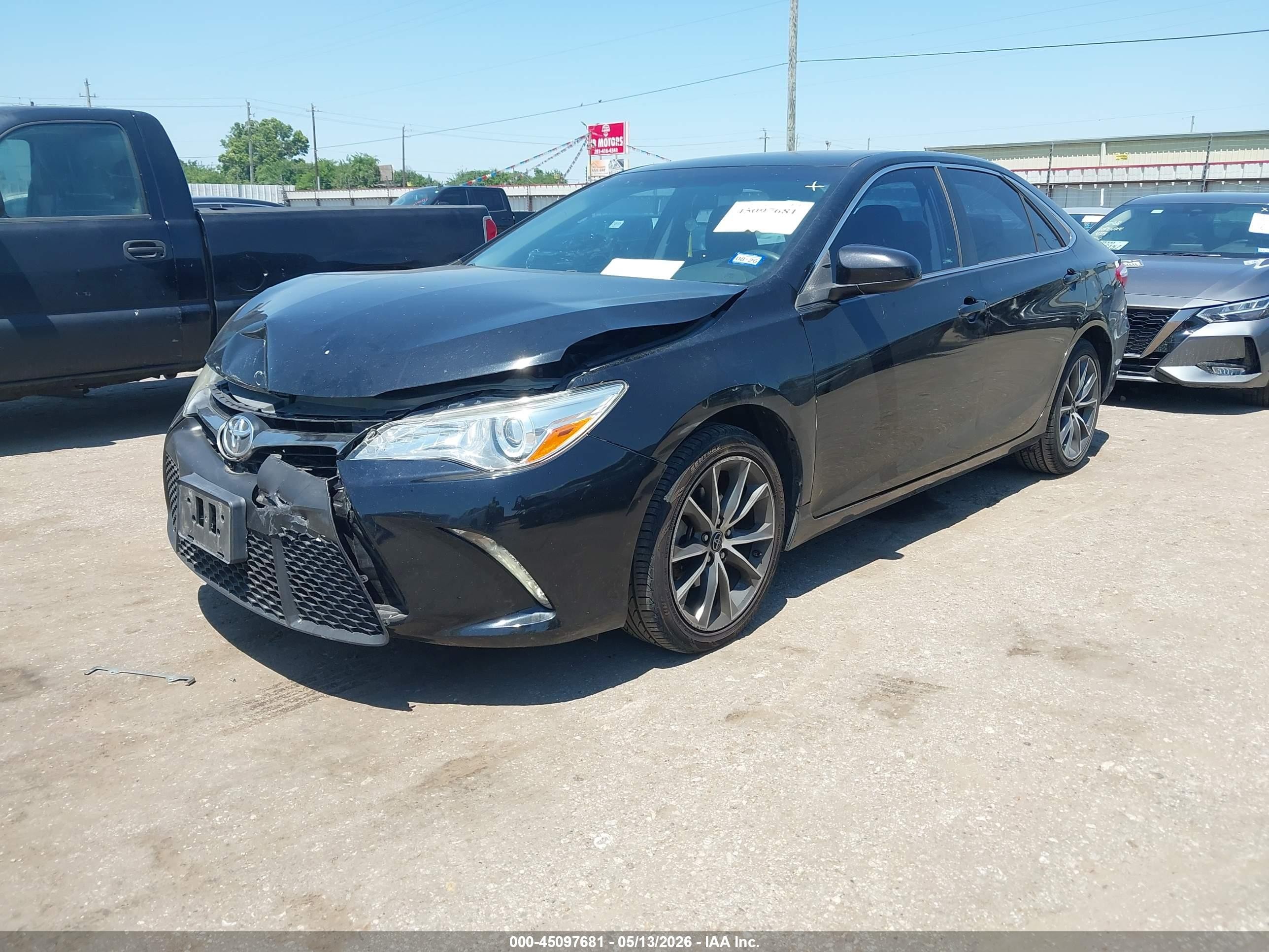 2015 Toyota Camry Xse Black vin: 4T1BF1FK9FU065545