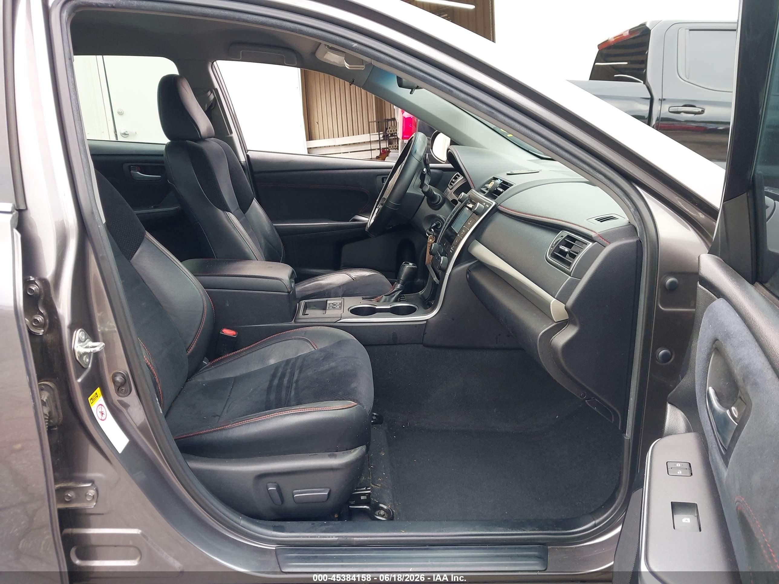 2015 Toyota Camry Xse Gray vin: 4T1BF1FK9FU073452