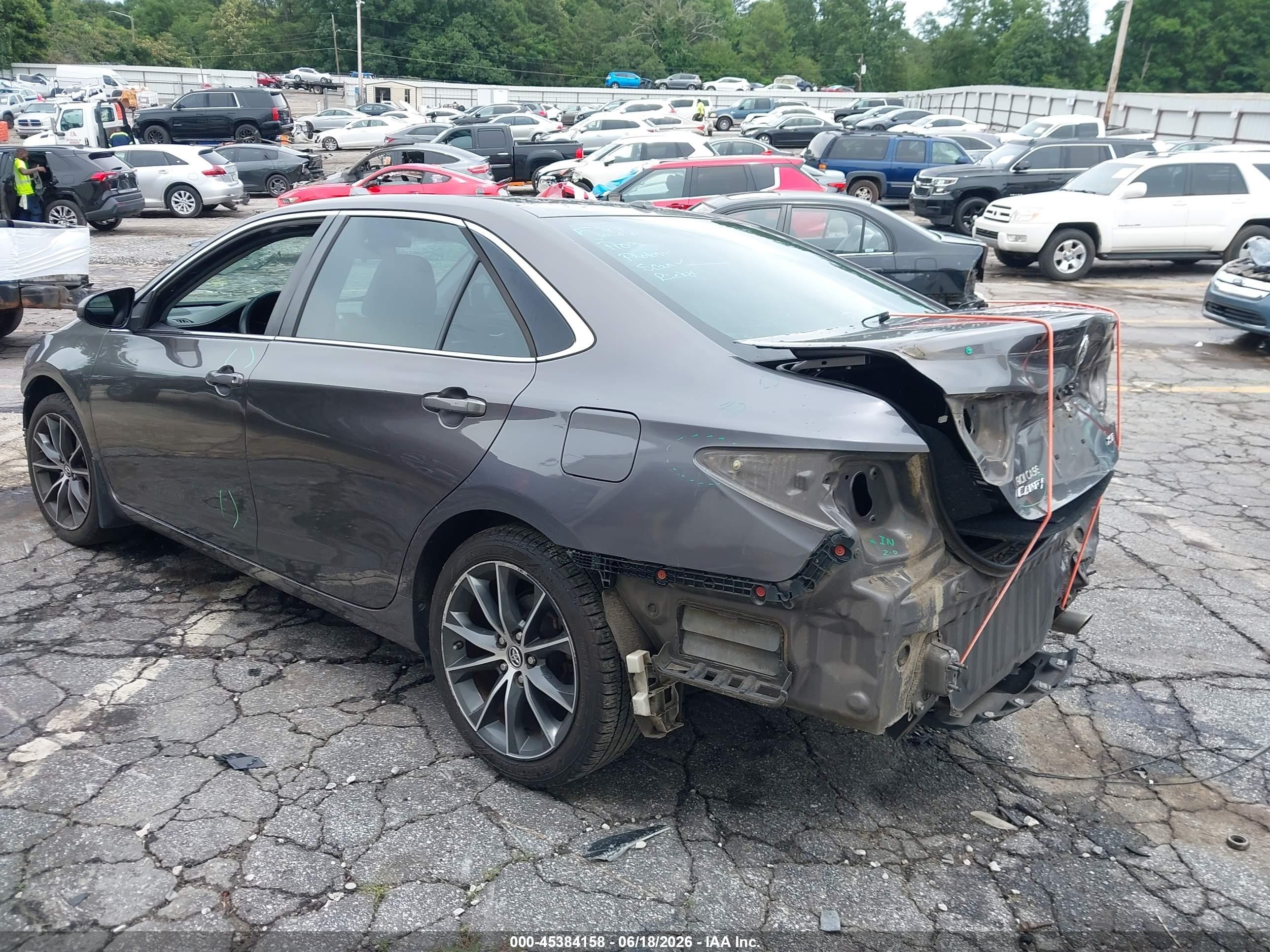 2015 Toyota Camry Xse Gray vin: 4T1BF1FK9FU073452