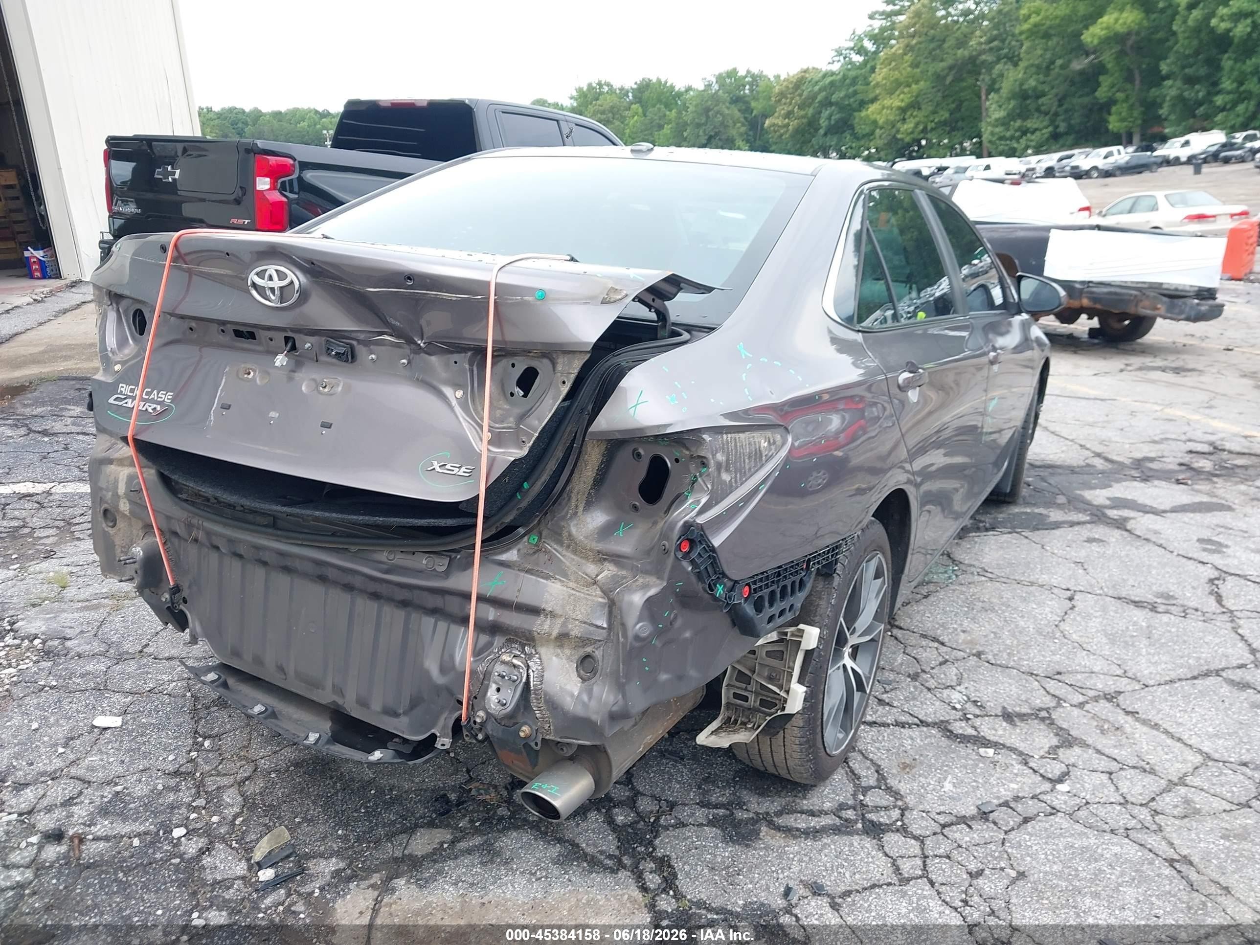 2015 Toyota Camry Xse Gray vin: 4T1BF1FK9FU073452