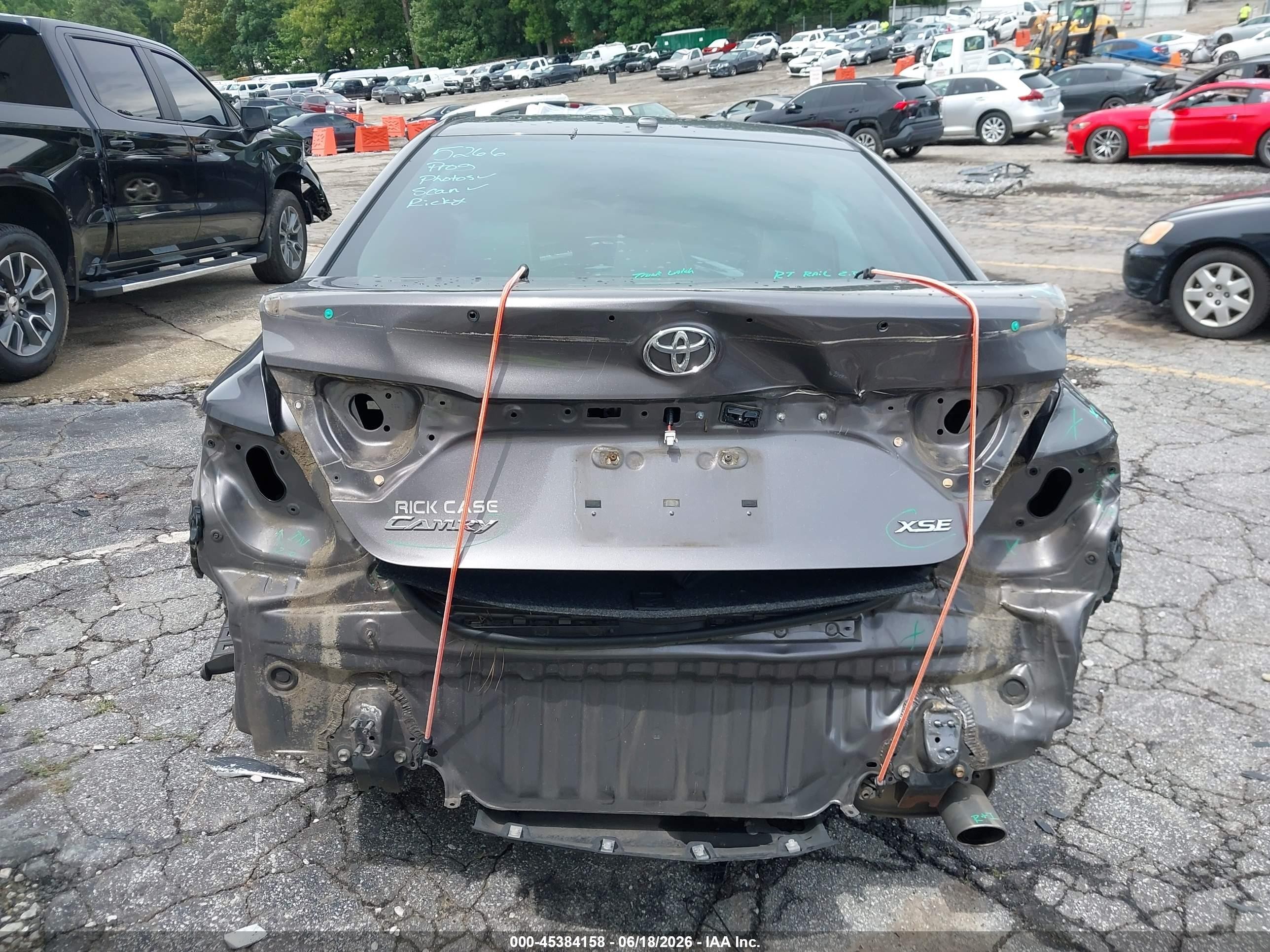 2015 Toyota Camry Xse Gray vin: 4T1BF1FK9FU073452