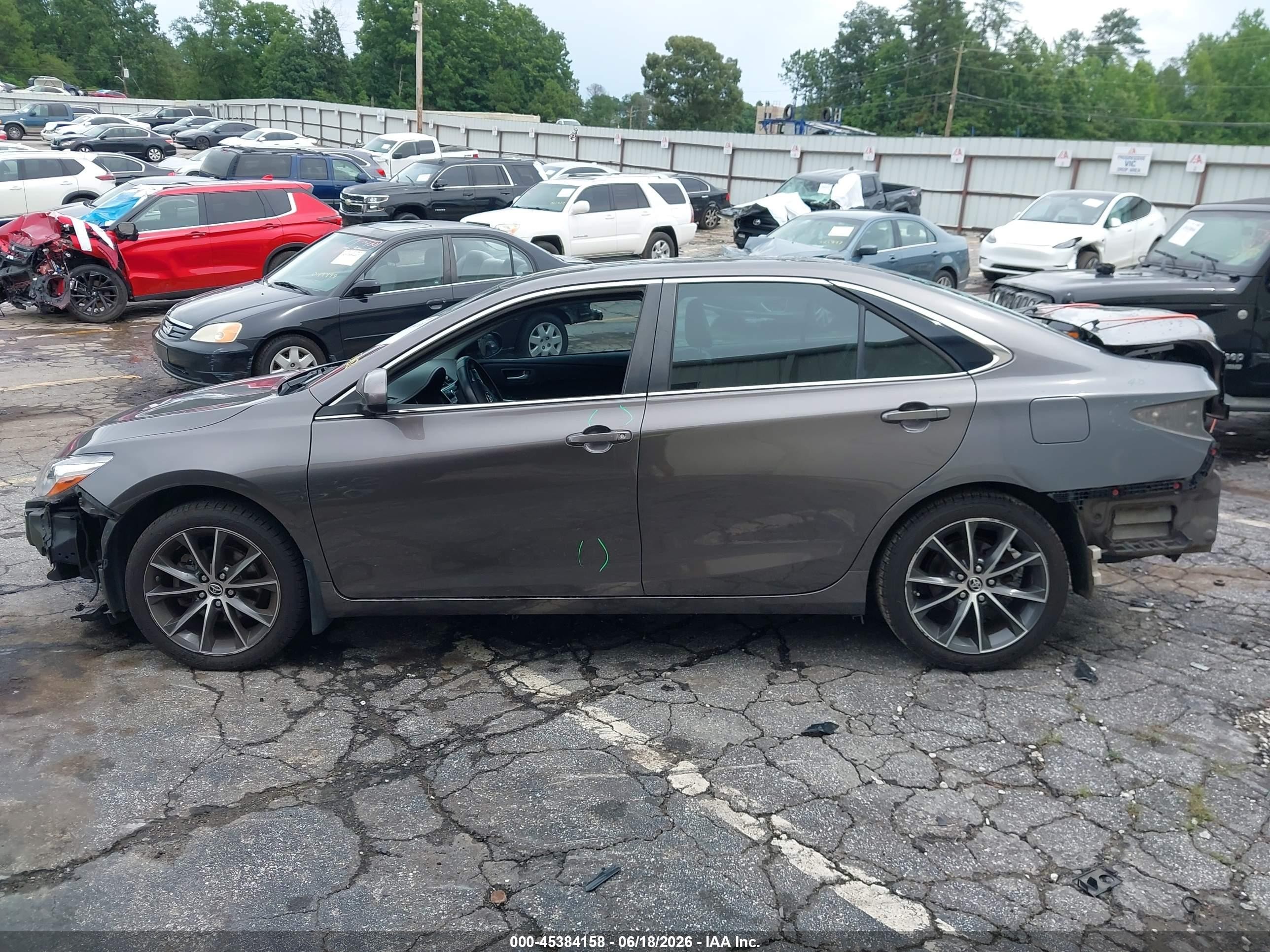 2015 Toyota Camry Xse Gray vin: 4T1BF1FK9FU073452
