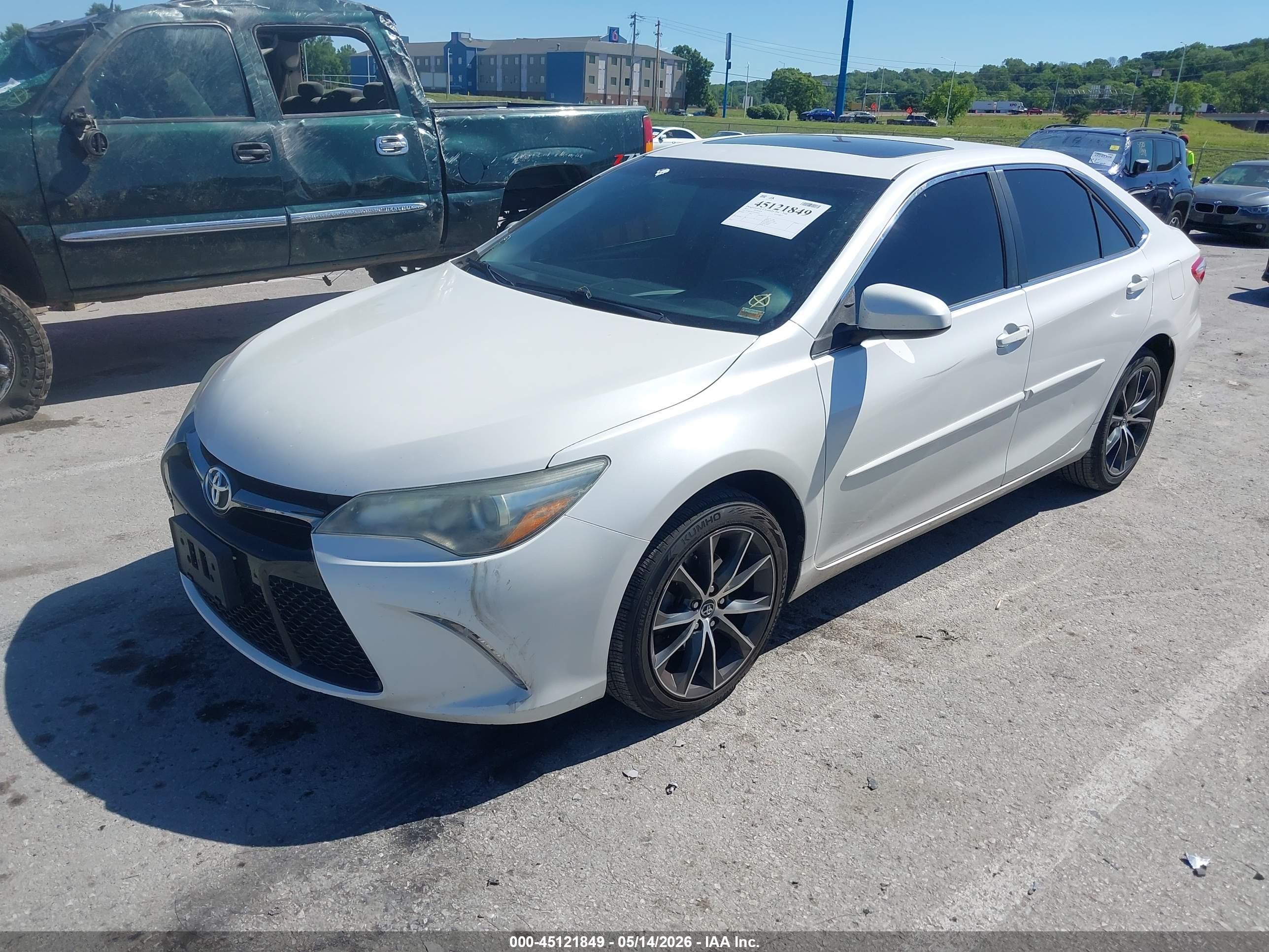 2015 Toyota Camry Xse Белый vin: 4T1BF1FK9FU076304