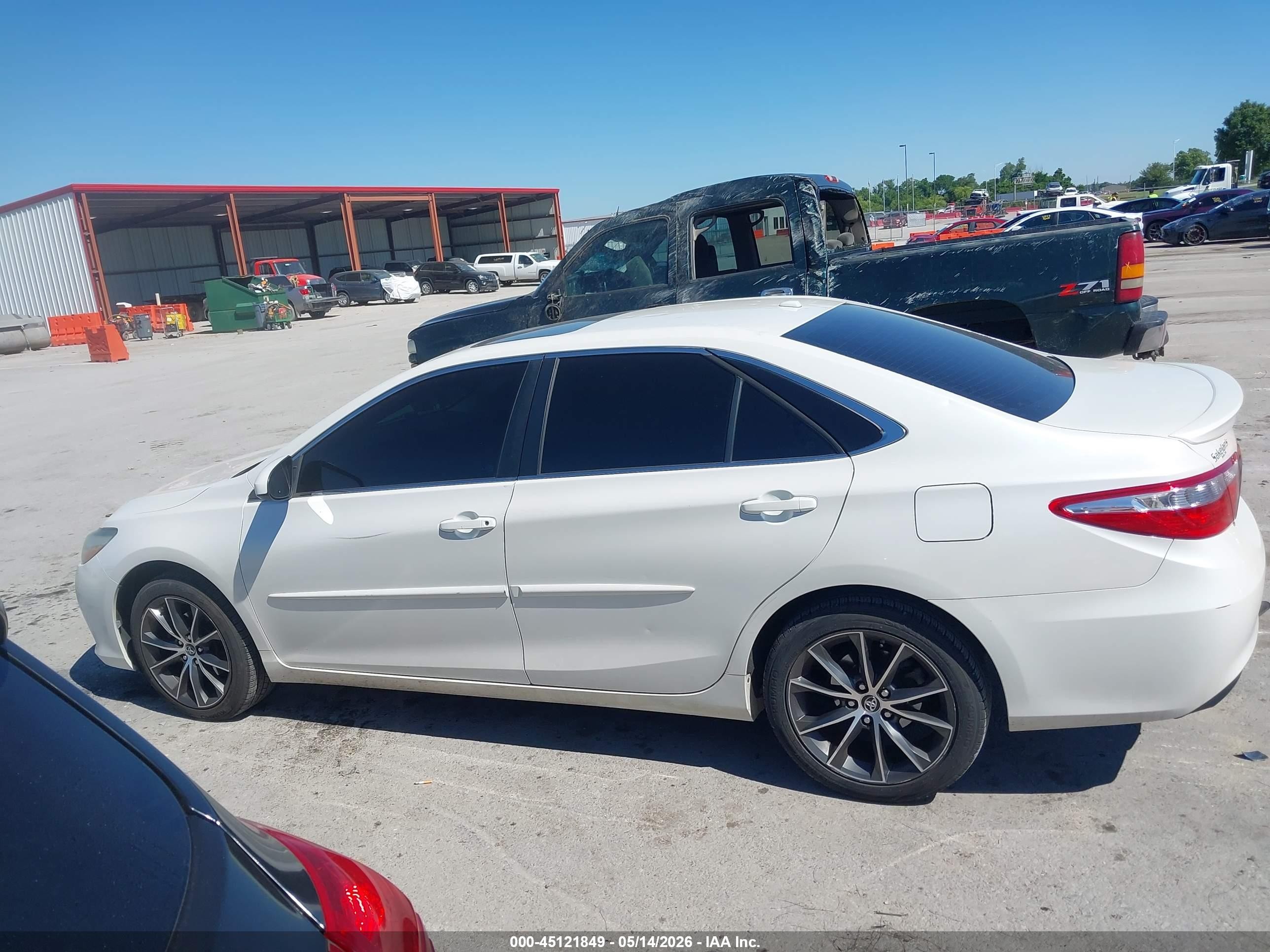 2015 Toyota Camry Xse Белый vin: 4T1BF1FK9FU076304