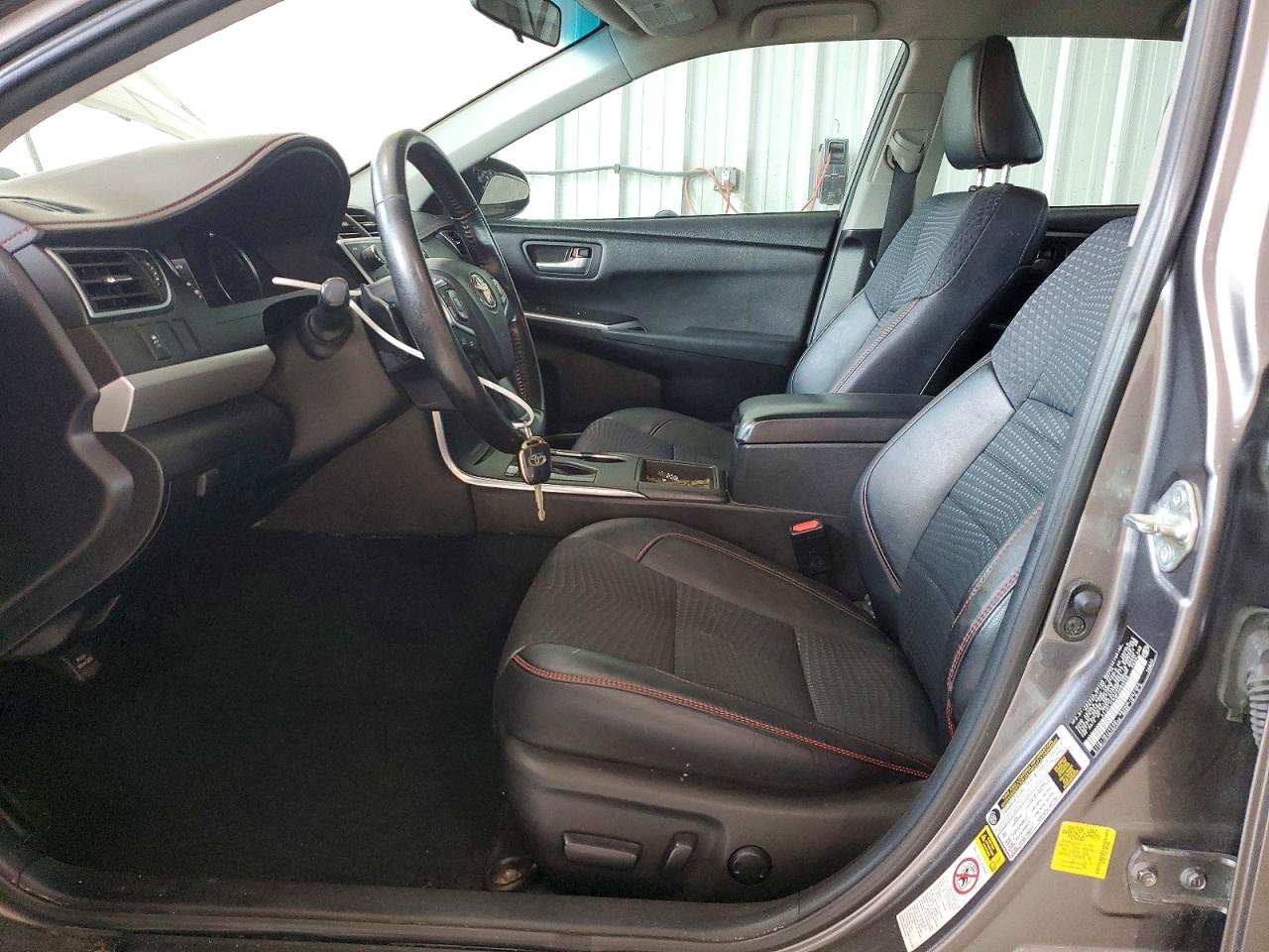 2015 Toyota Camry Se Gray vin: 4T1BF1FK9FU089506