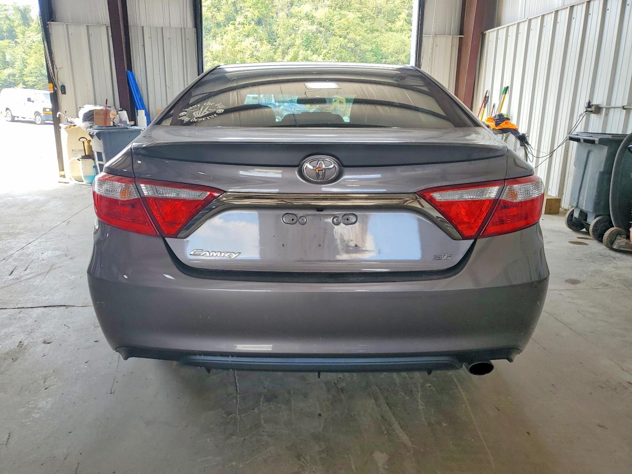 2015 Toyota Camry Se Gray vin: 4T1BF1FK9FU089506