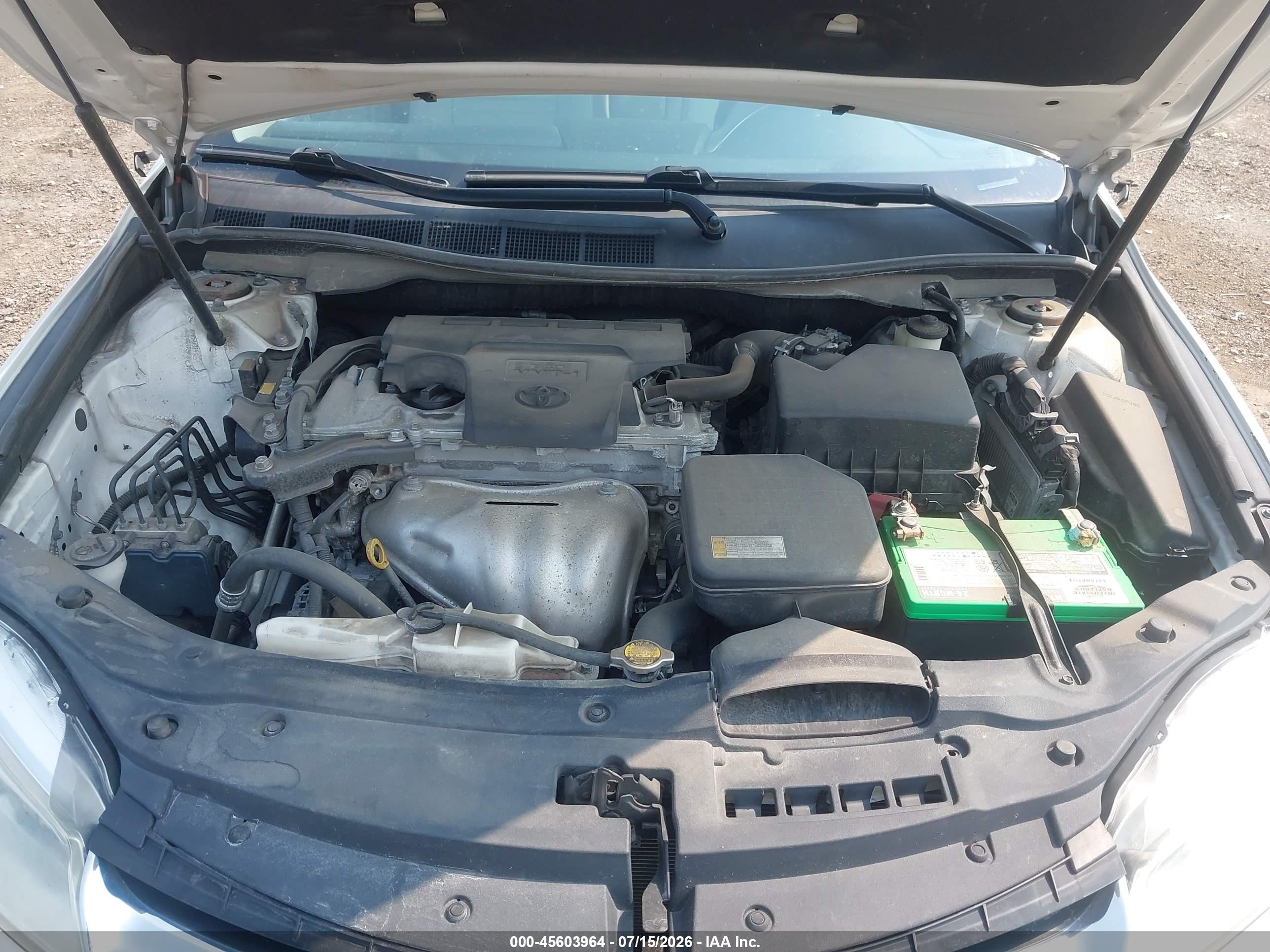 2015 Toyota Camry Xle White vin: 4T1BF1FK9FU101461