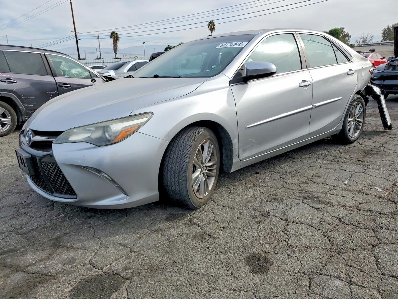 2015 Toyota Camry Se Silver vin: 4T1BF1FK9FU108152