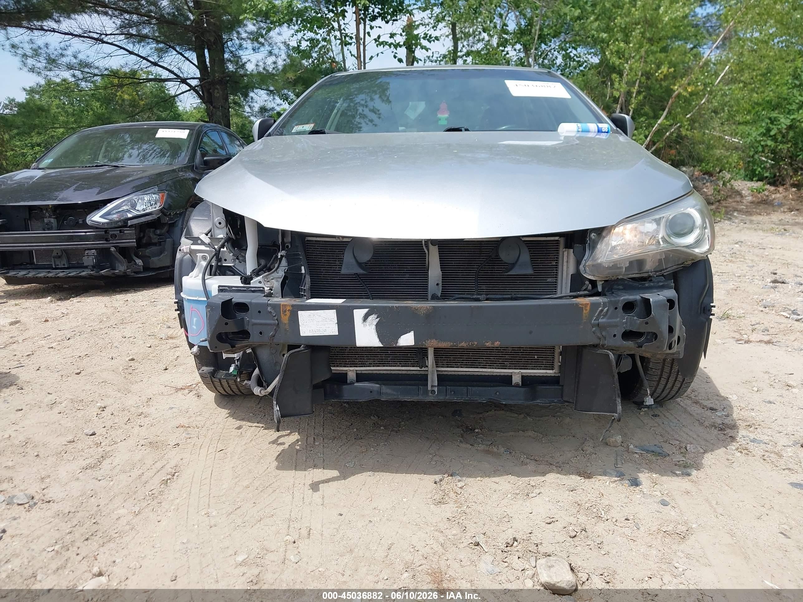 2015 Toyota Camry Le Silver vin: 4T1BF1FK9FU109222