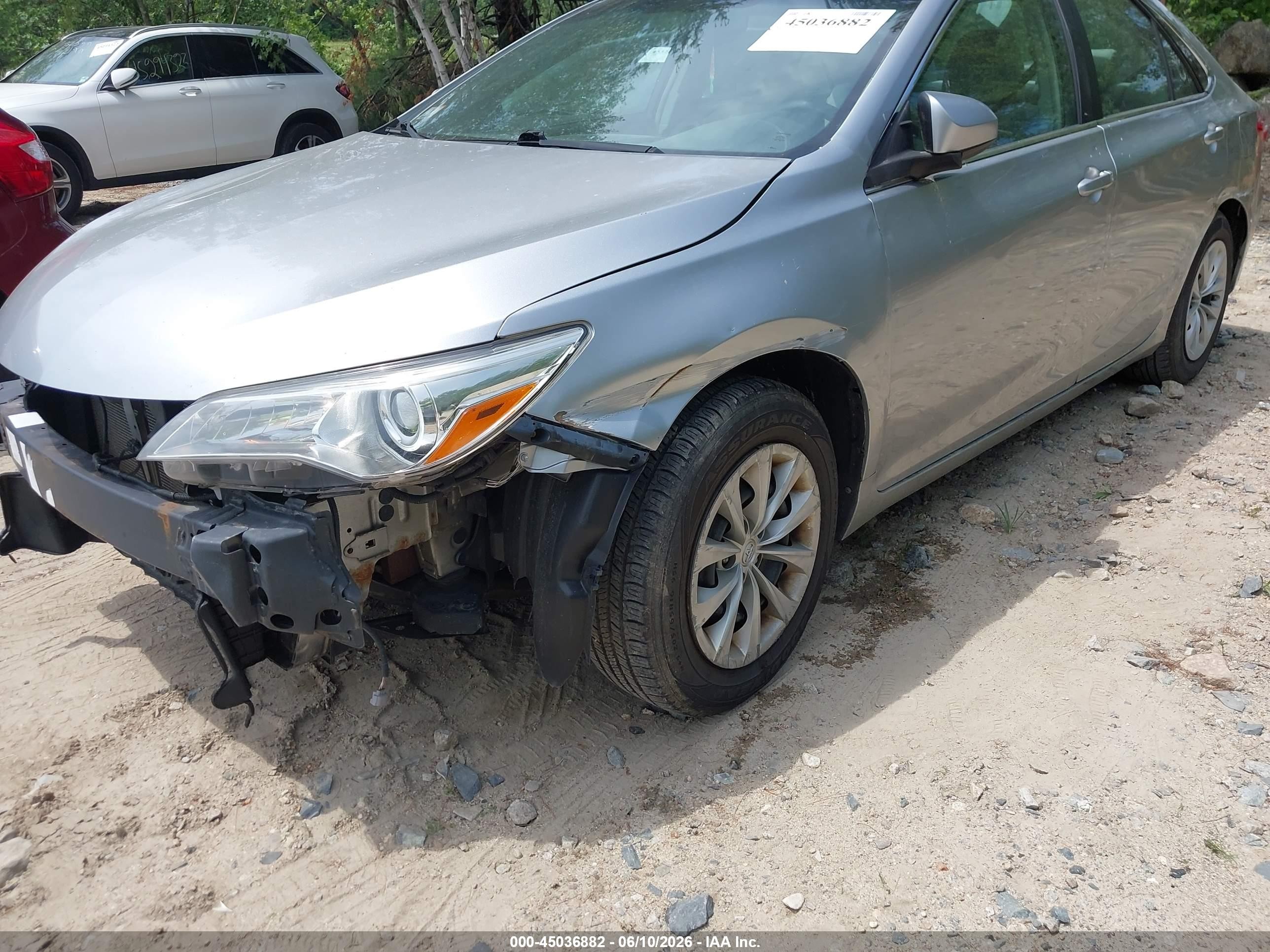 2015 Toyota Camry Le Silver vin: 4T1BF1FK9FU109222