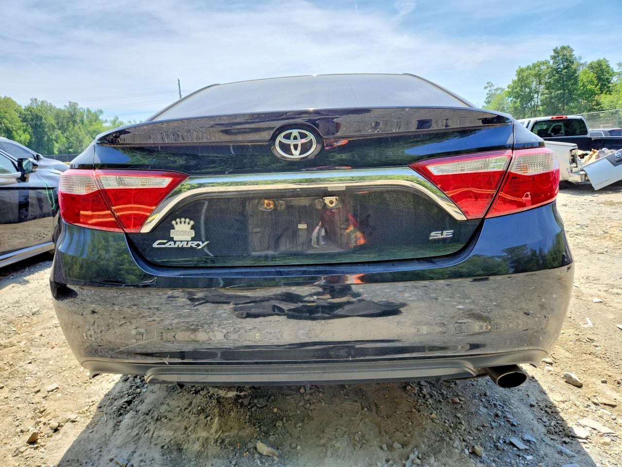 2015 Toyota Camry Se Black vin: 4T1BF1FK9FU111200