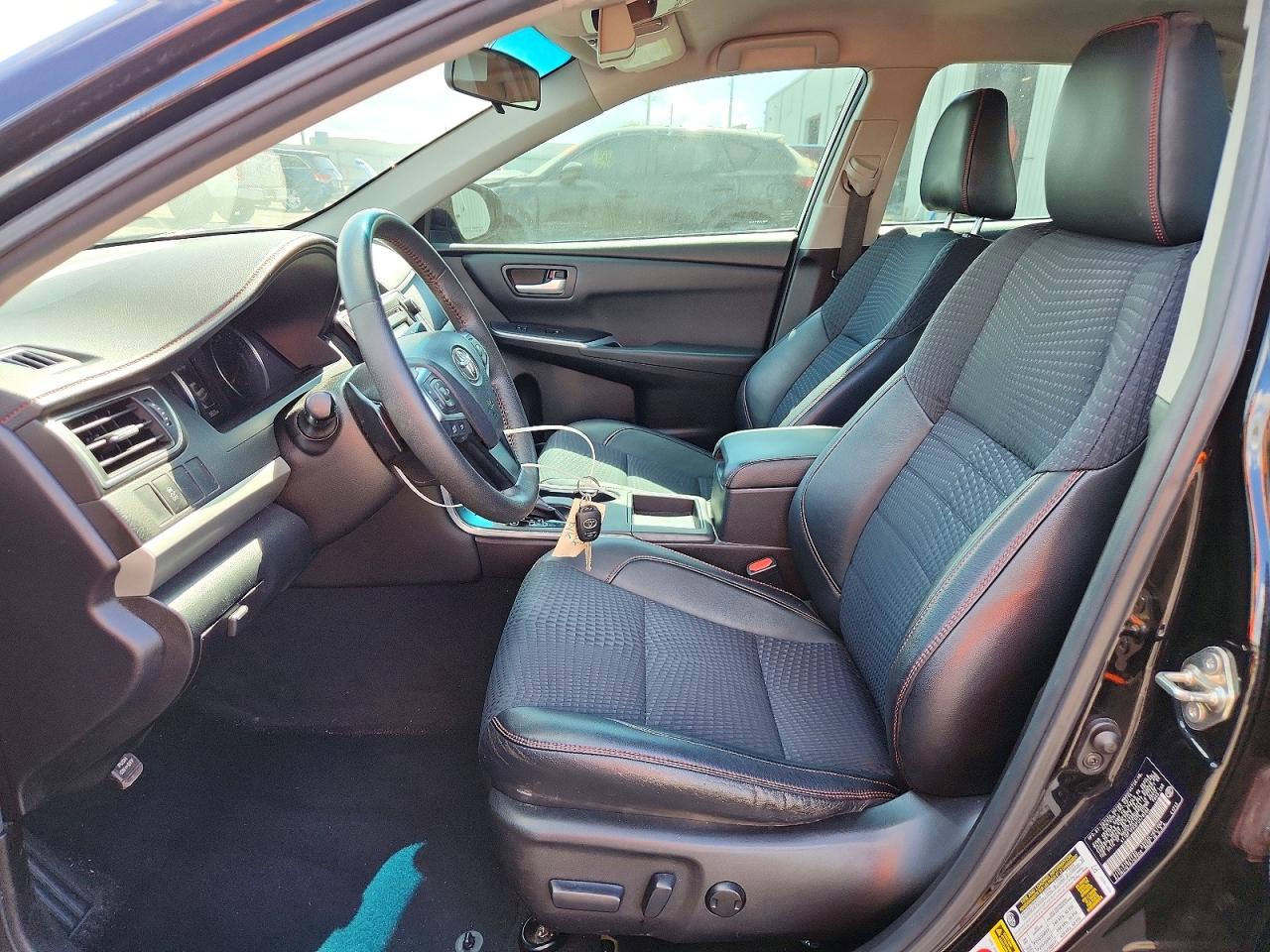 2015 Toyota Camry Se Black vin: 4T1BF1FK9FU476296