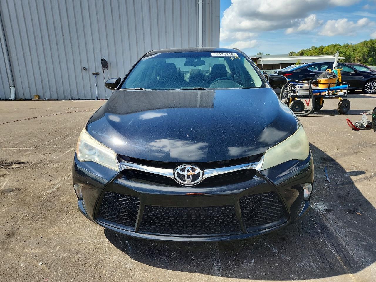 2015 Toyota Camry Se Black vin: 4T1BF1FK9FU476296