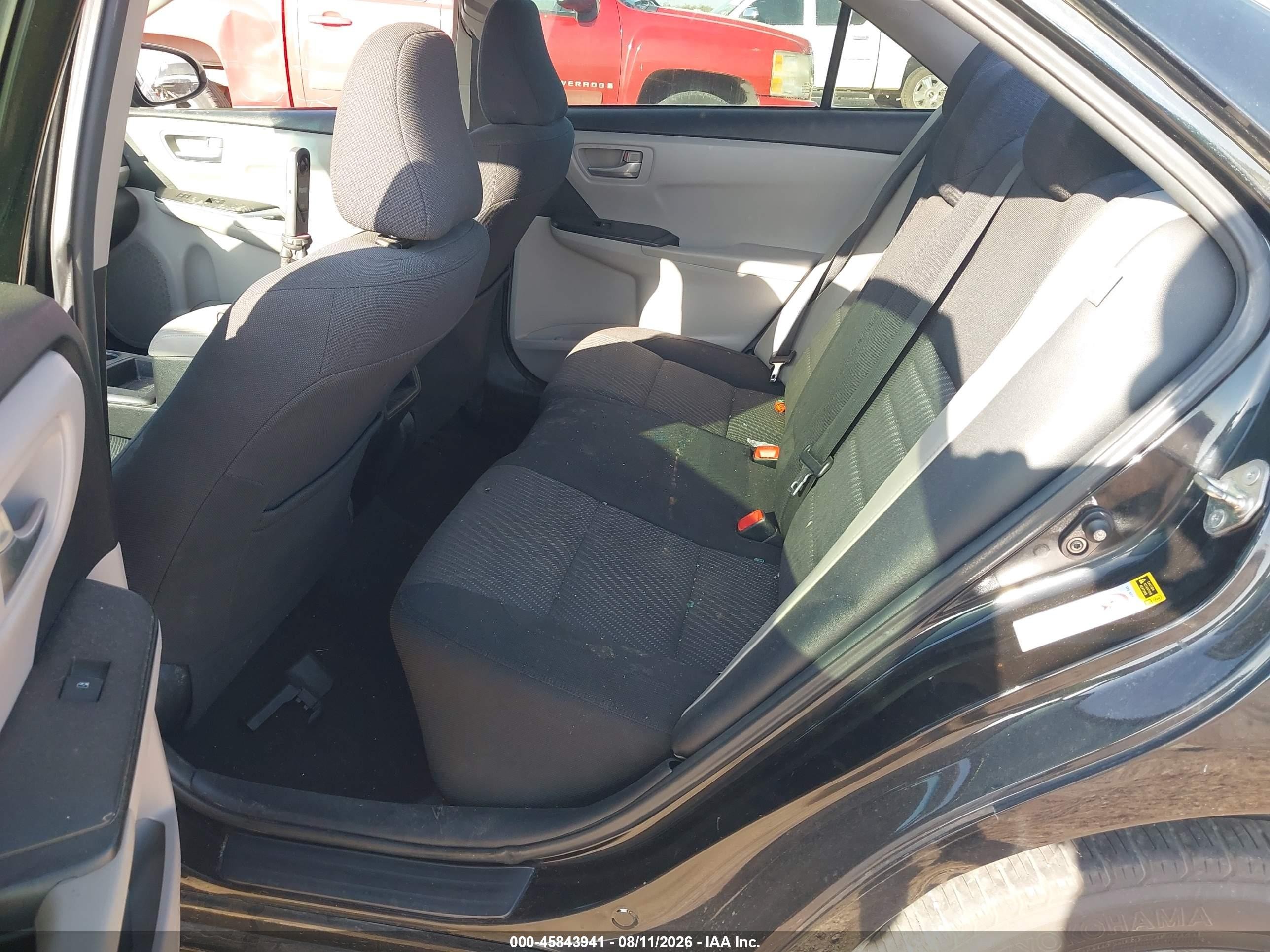 2015 Toyota Camry Se Black vin: 4T1BF1FK9FU499562