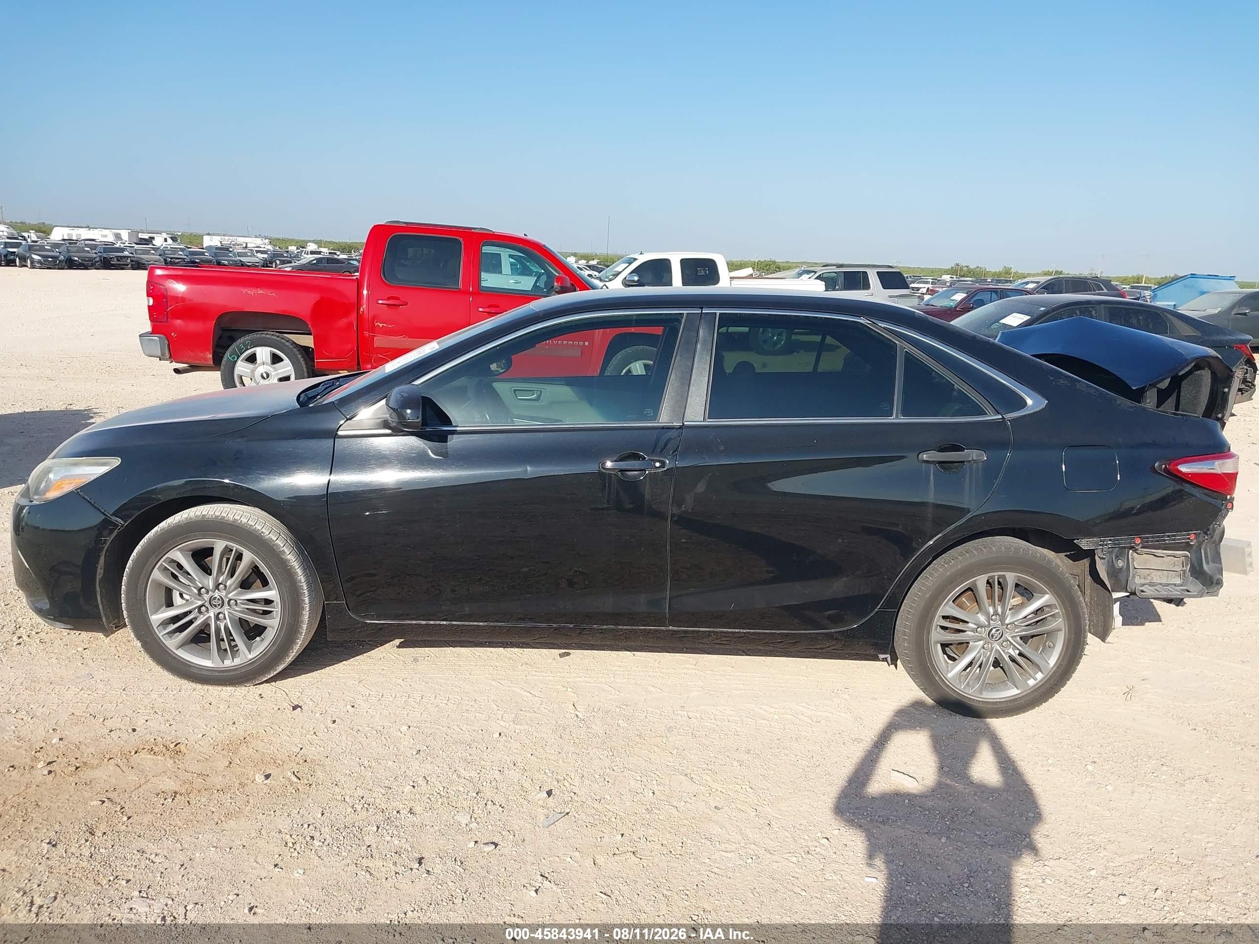 2015 Toyota Camry Se Black vin: 4T1BF1FK9FU499562