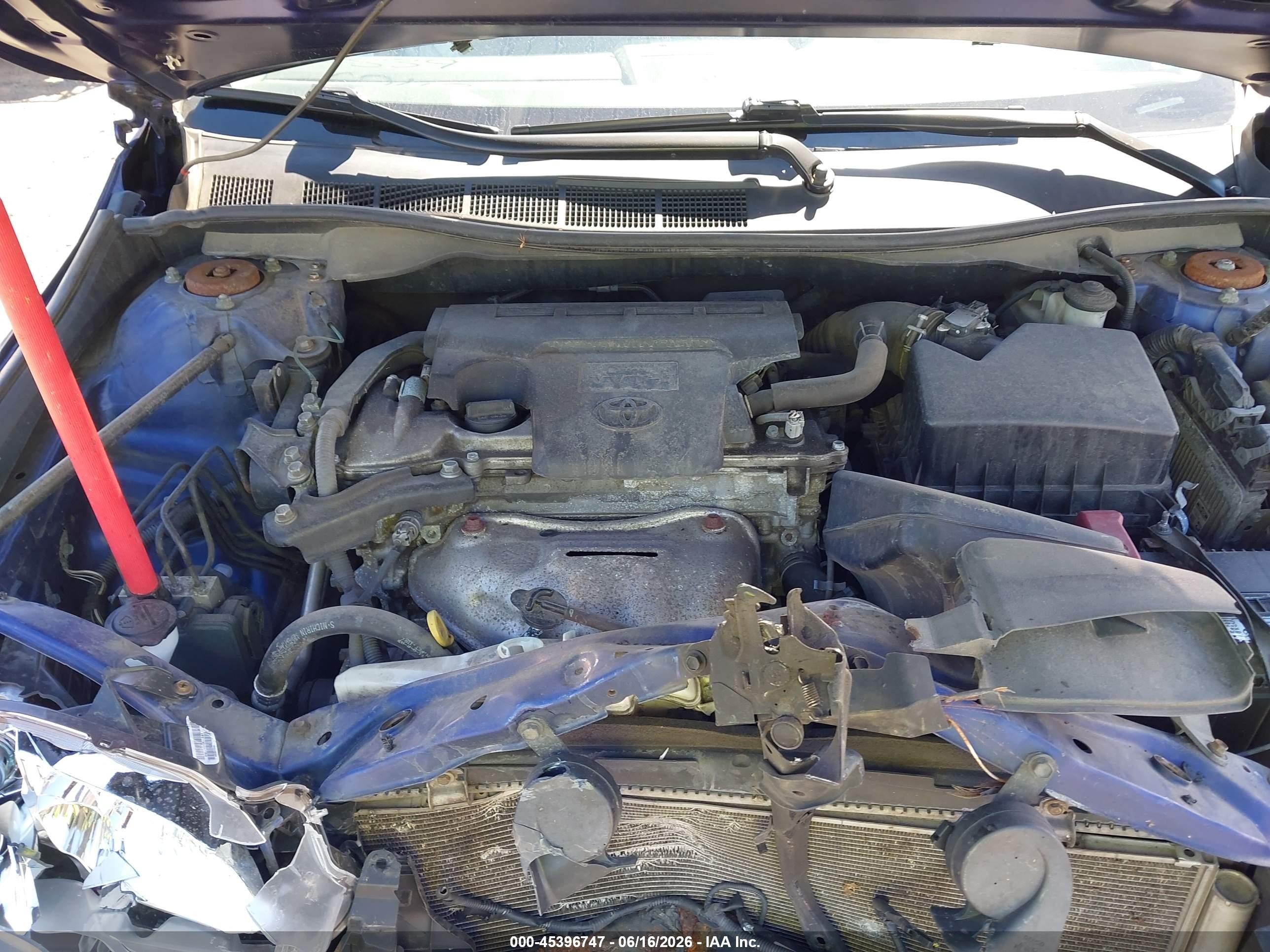 2015 Toyota Camry Se Blue vin: 4T1BF1FK9FU885592