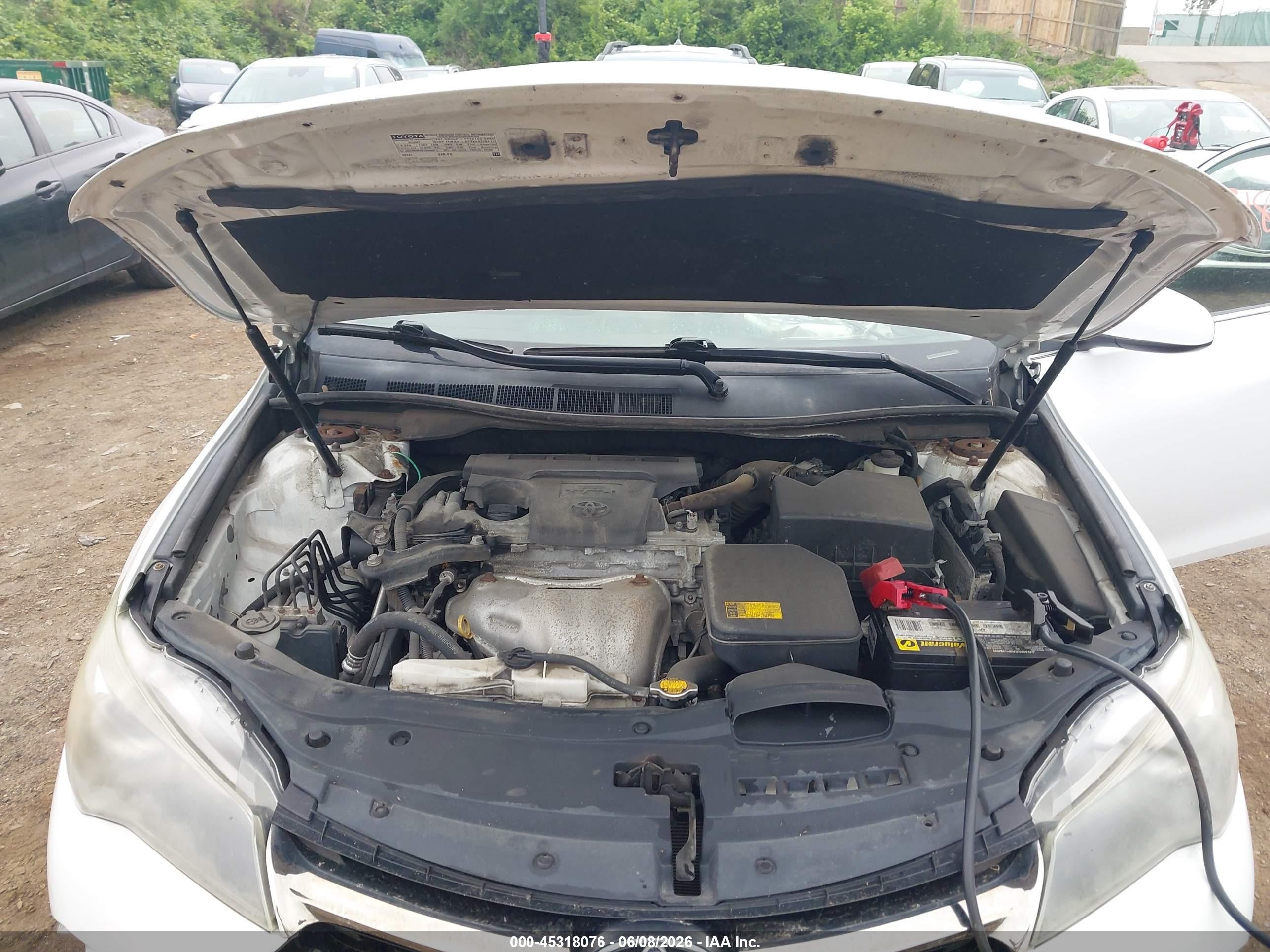 2015 Toyota Camry Se White vin: 4T1BF1FK9FU888928