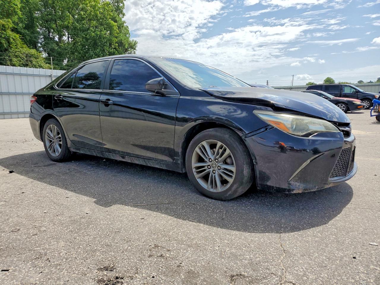 2015 Toyota Camry Se Blue vin: 4T1BF1FK9FU889223