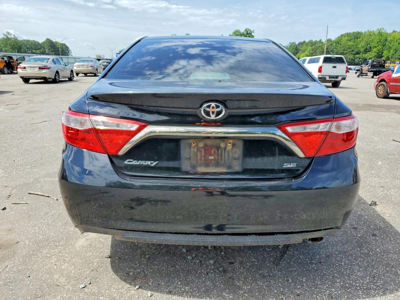 2015 Toyota Camry Se Blue vin: 4T1BF1FK9FU889223