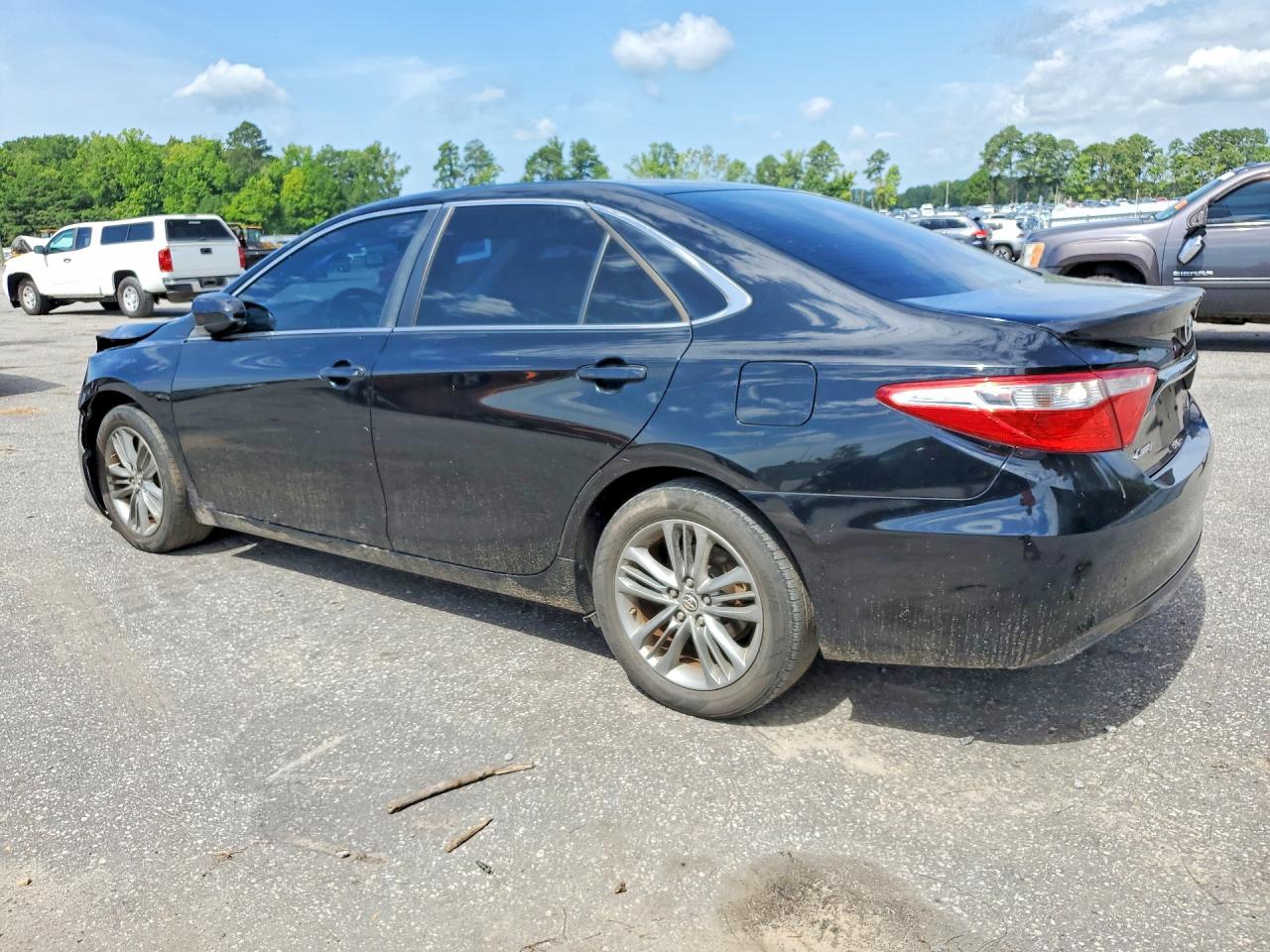 2015 Toyota Camry Se Blue vin: 4T1BF1FK9FU889223