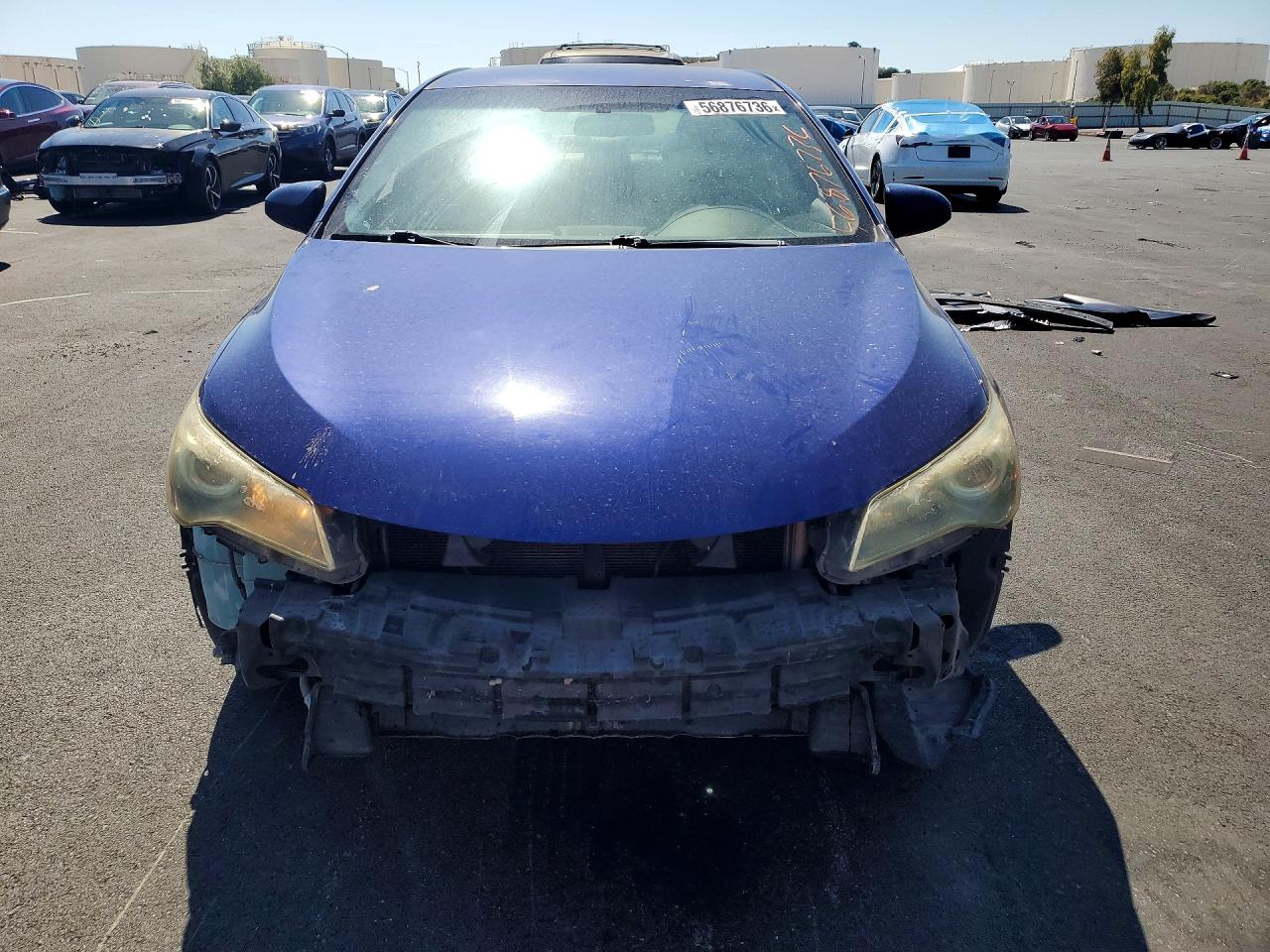 2015 Toyota Camry Se Blue vin: 4T1BF1FK9FU892316