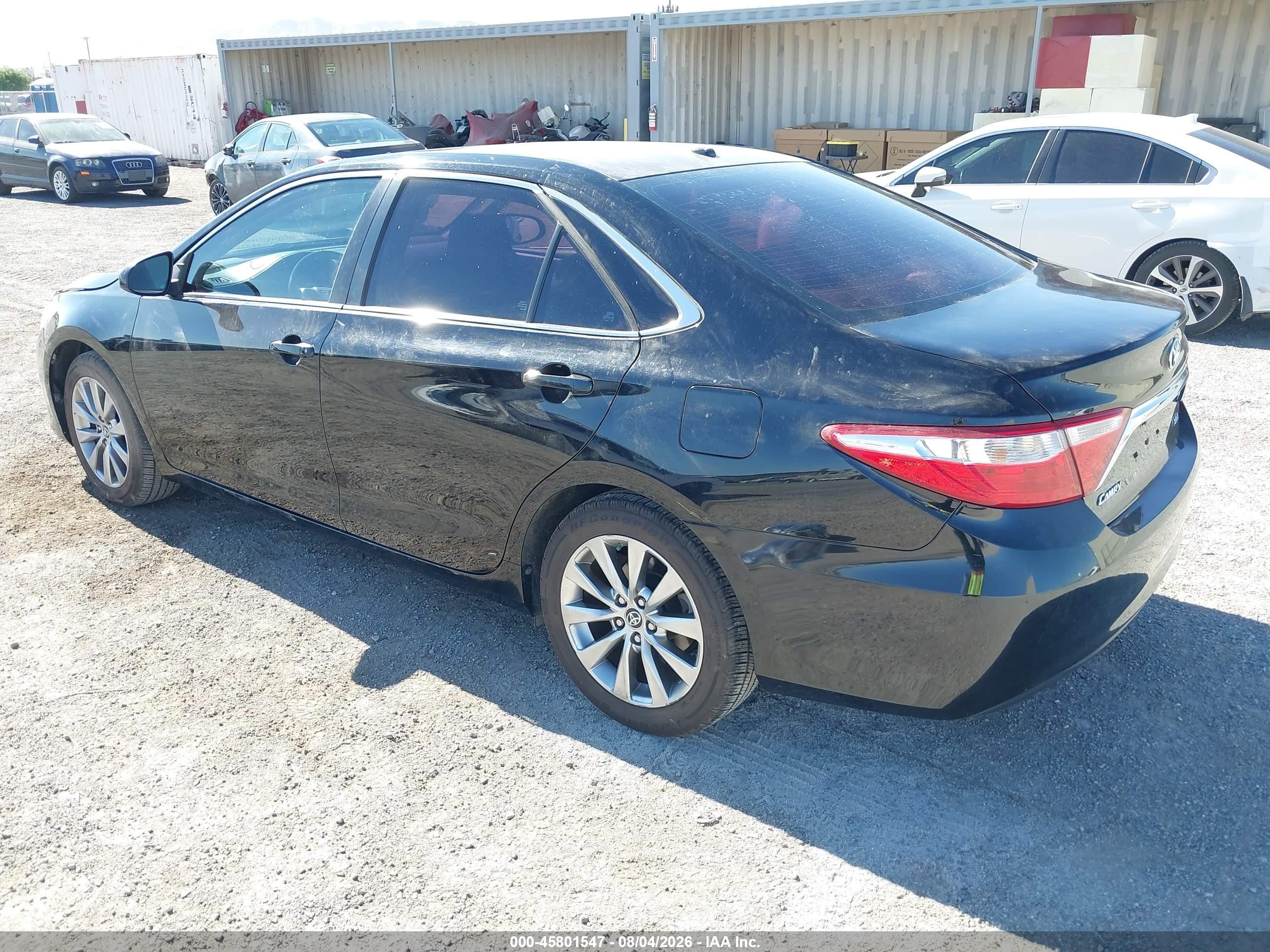 2015 Toyota Camry Le/xle/se/xse Black vin: 4T1BF1FK9FU905467