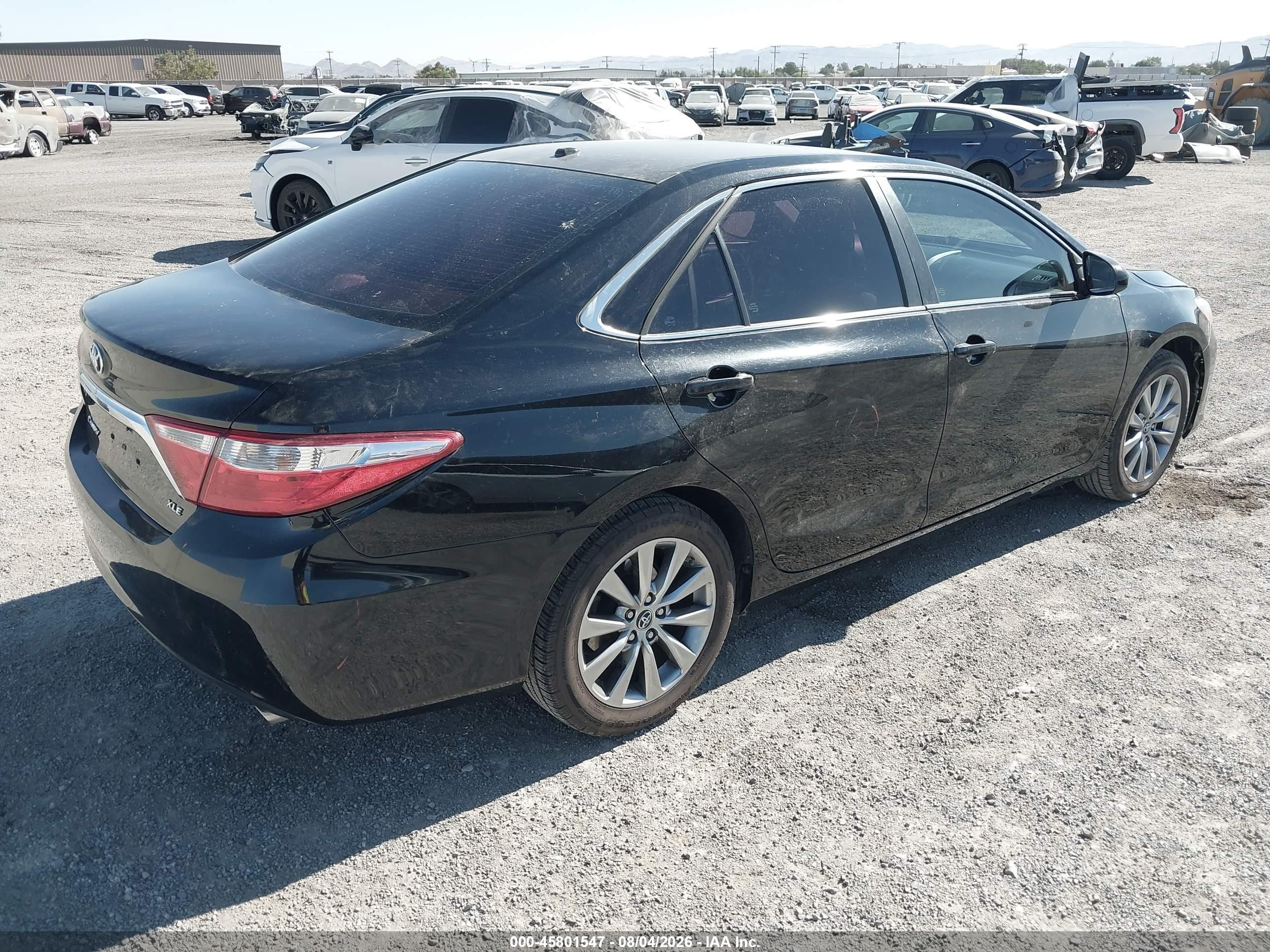 2015 Toyota Camry Le/xle/se/xse Black vin: 4T1BF1FK9FU905467