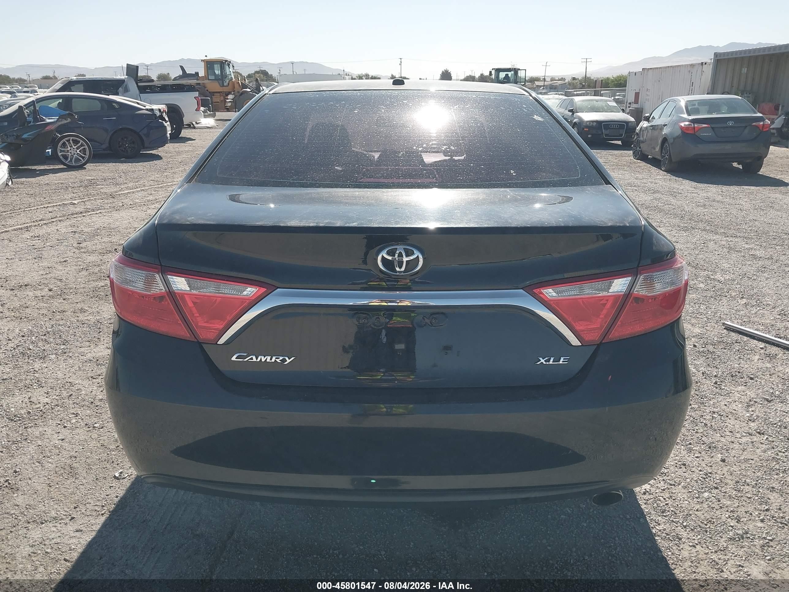 2015 Toyota Camry Le/xle/se/xse Black vin: 4T1BF1FK9FU905467