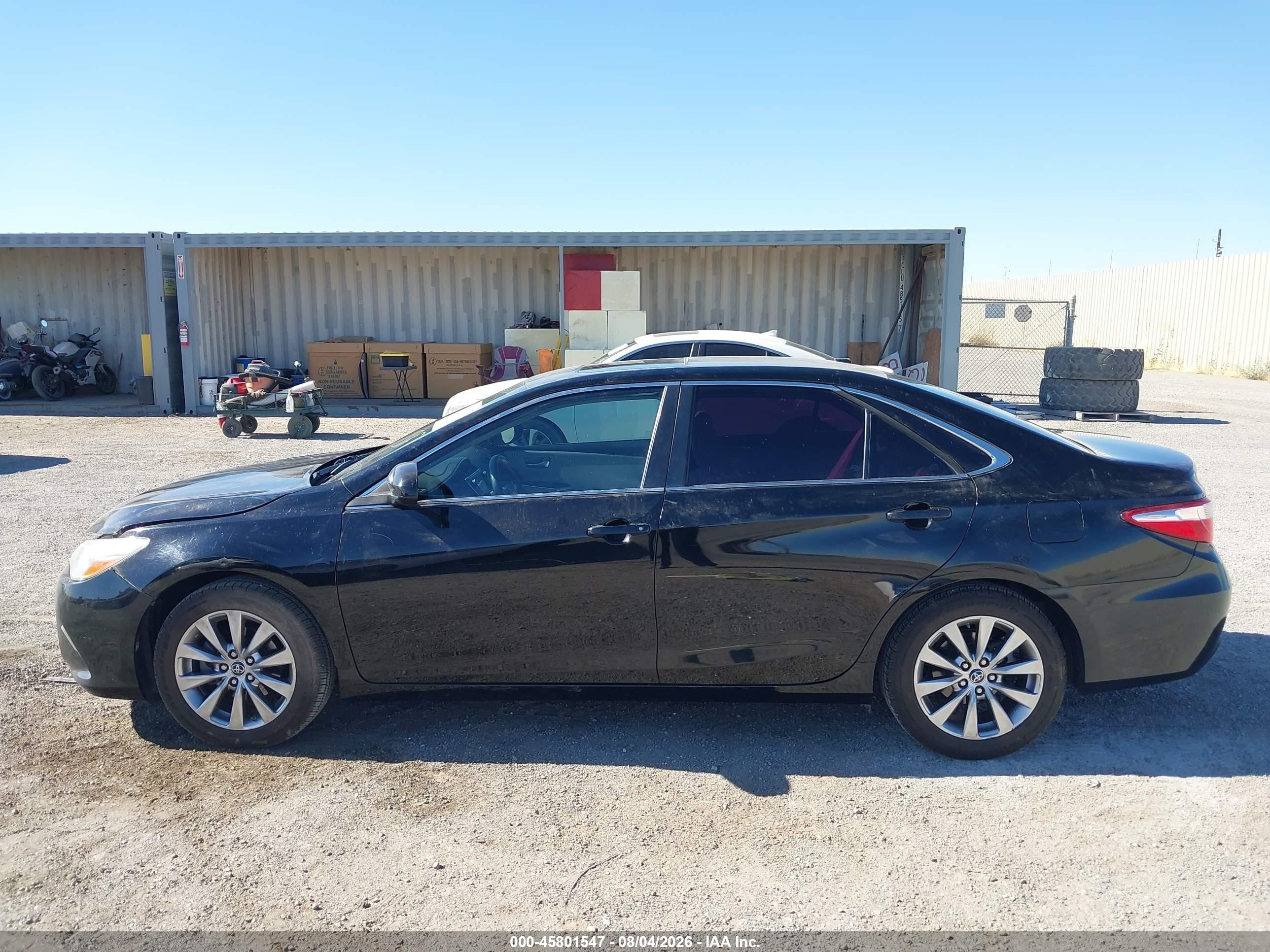 2015 Toyota Camry Le/xle/se/xse Black vin: 4T1BF1FK9FU905467