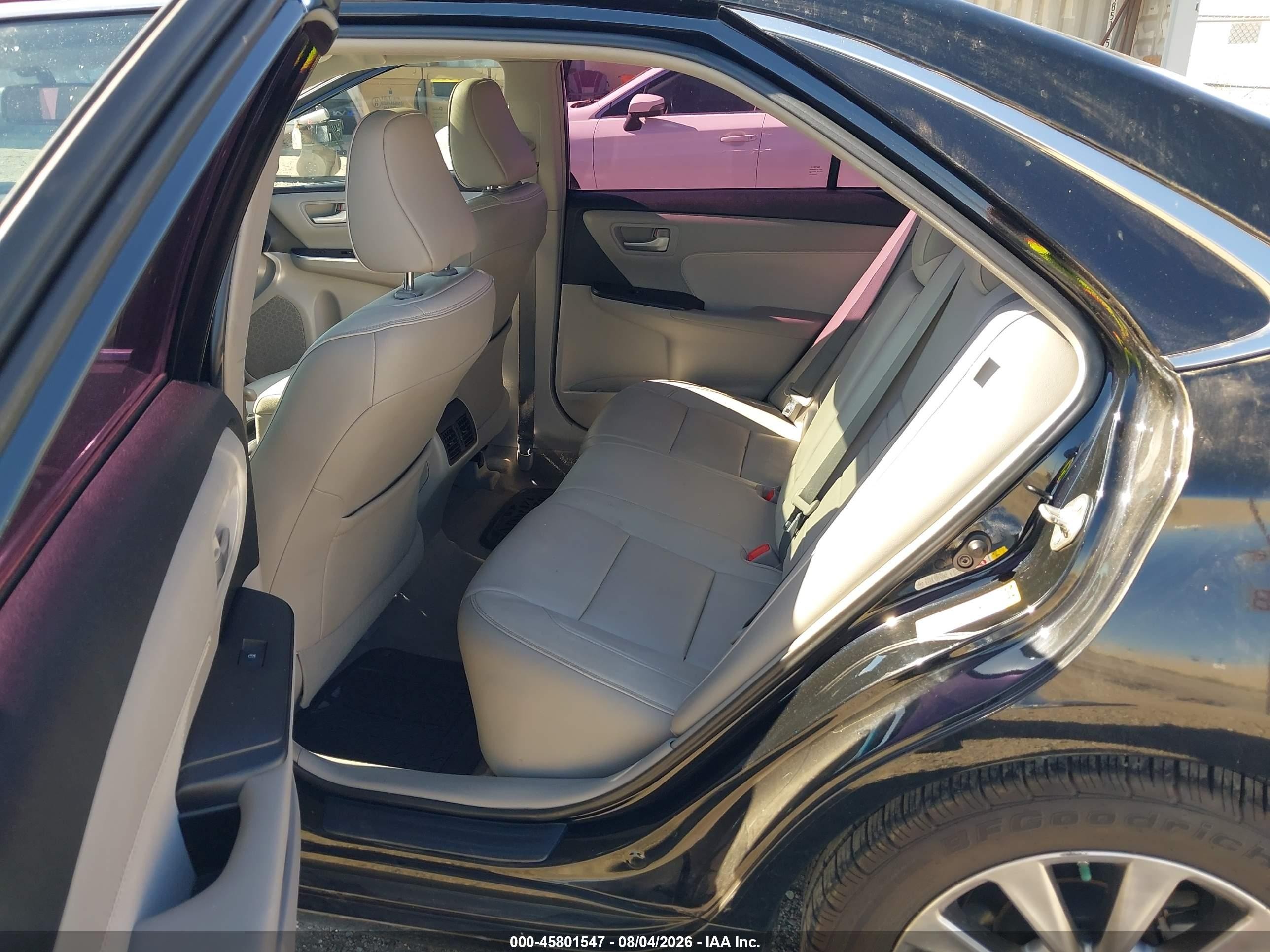 2015 Toyota Camry Le/xle/se/xse Black vin: 4T1BF1FK9FU905467