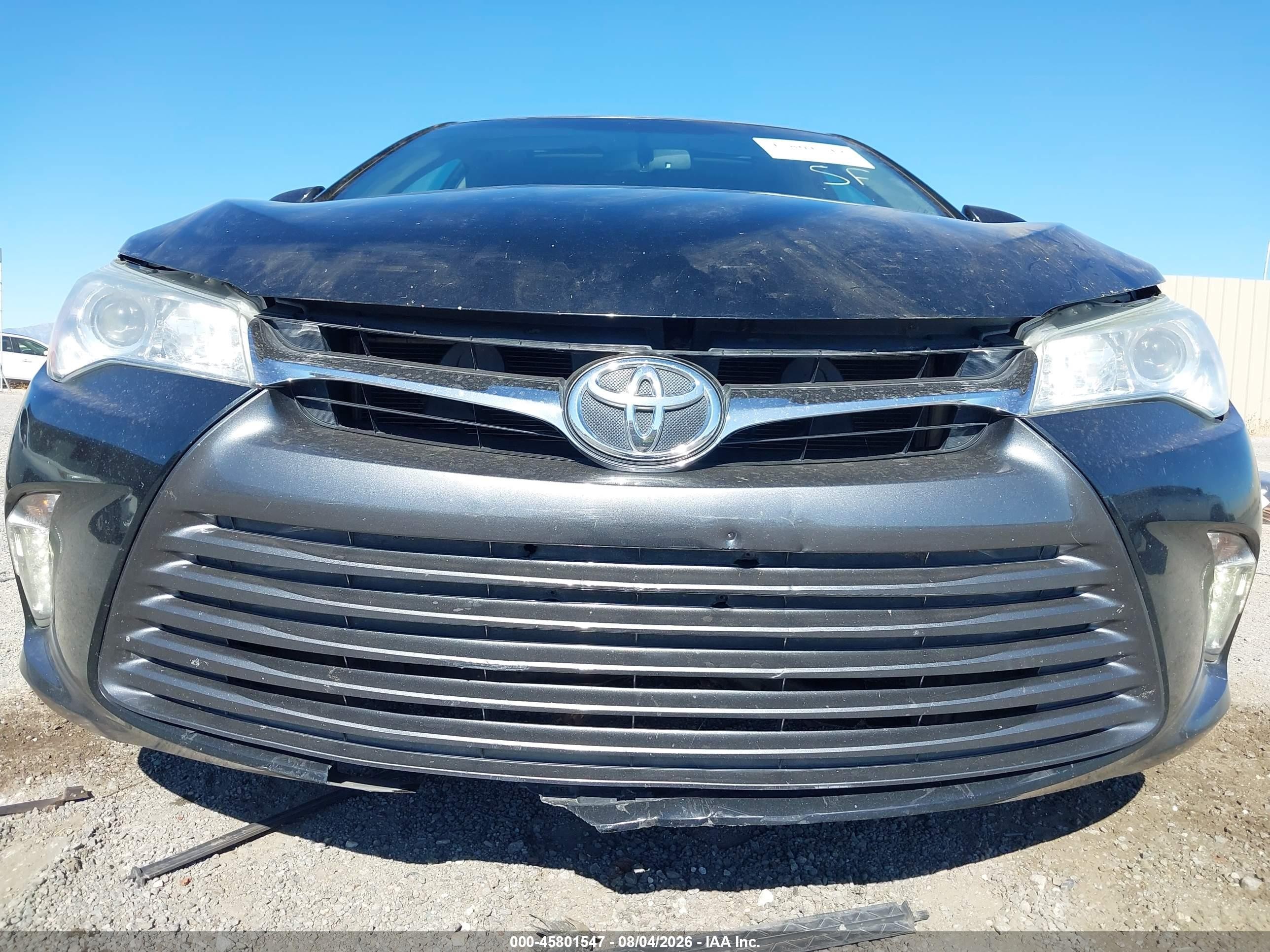 2015 Toyota Camry Le/xle/se/xse Black vin: 4T1BF1FK9FU905467