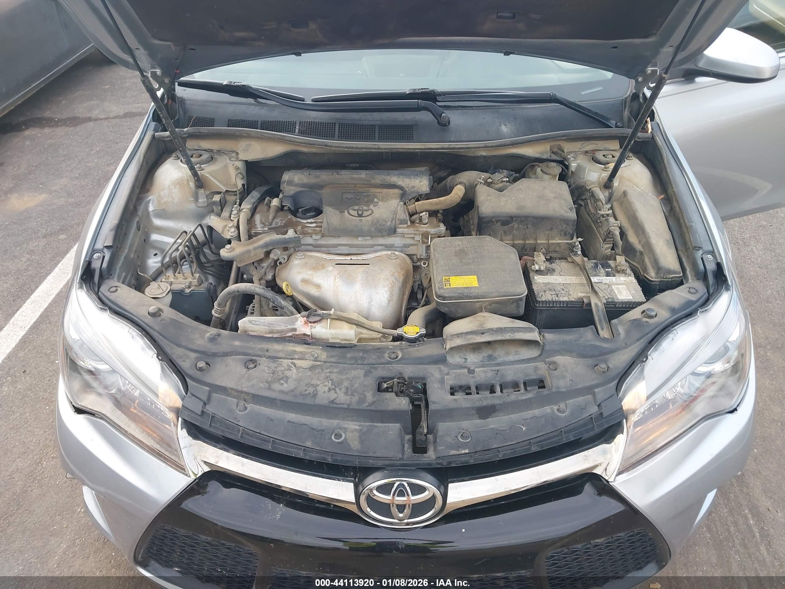 2015 Toyota Camry Se Silver vin: 4T1BF1FK9FU907381