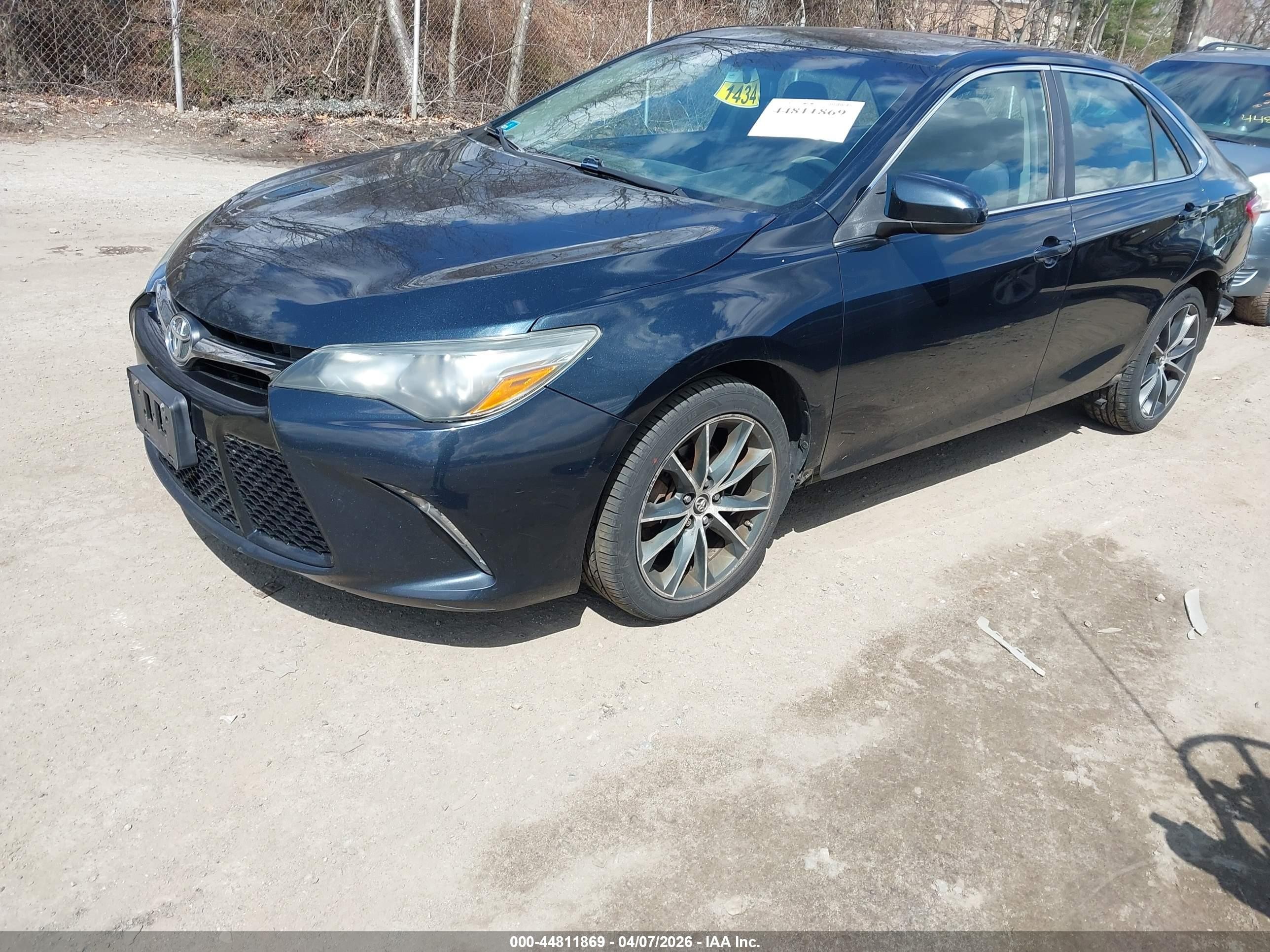 2015 Toyota Camry Xse Blue vin: 4T1BF1FK9FU916985