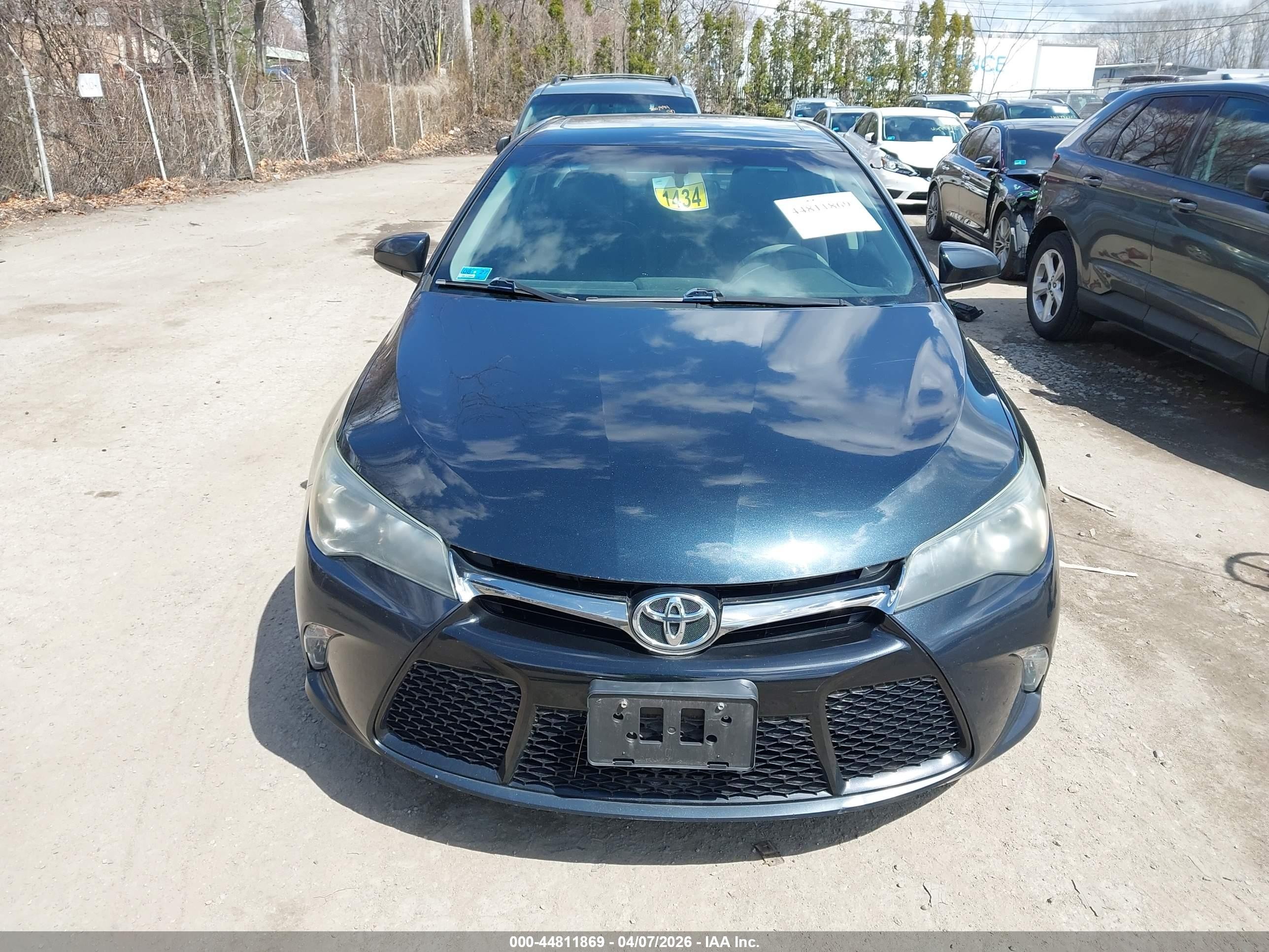 2015 Toyota Camry Xse Blue vin: 4T1BF1FK9FU916985