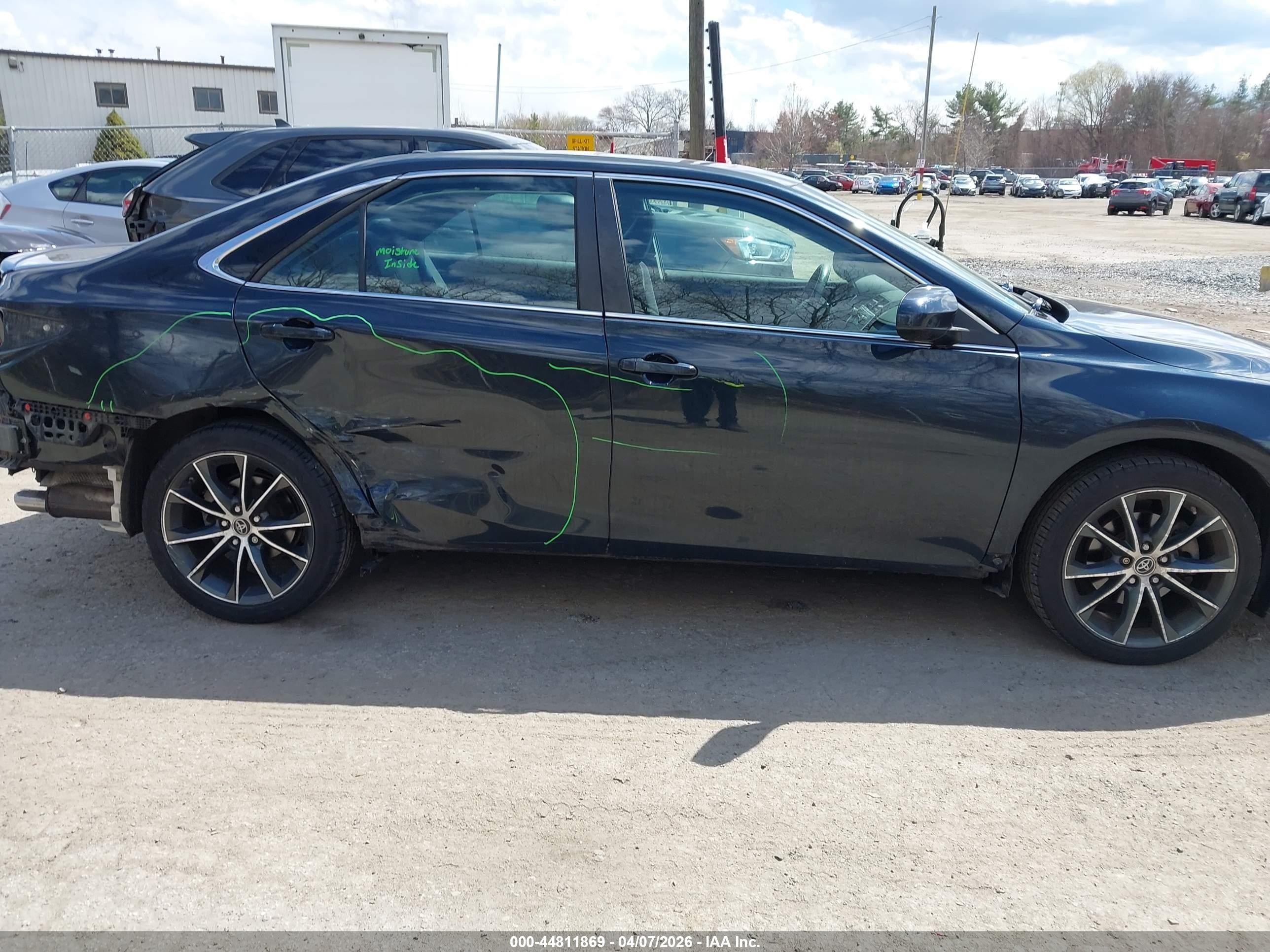 2015 Toyota Camry Xse Blue vin: 4T1BF1FK9FU916985