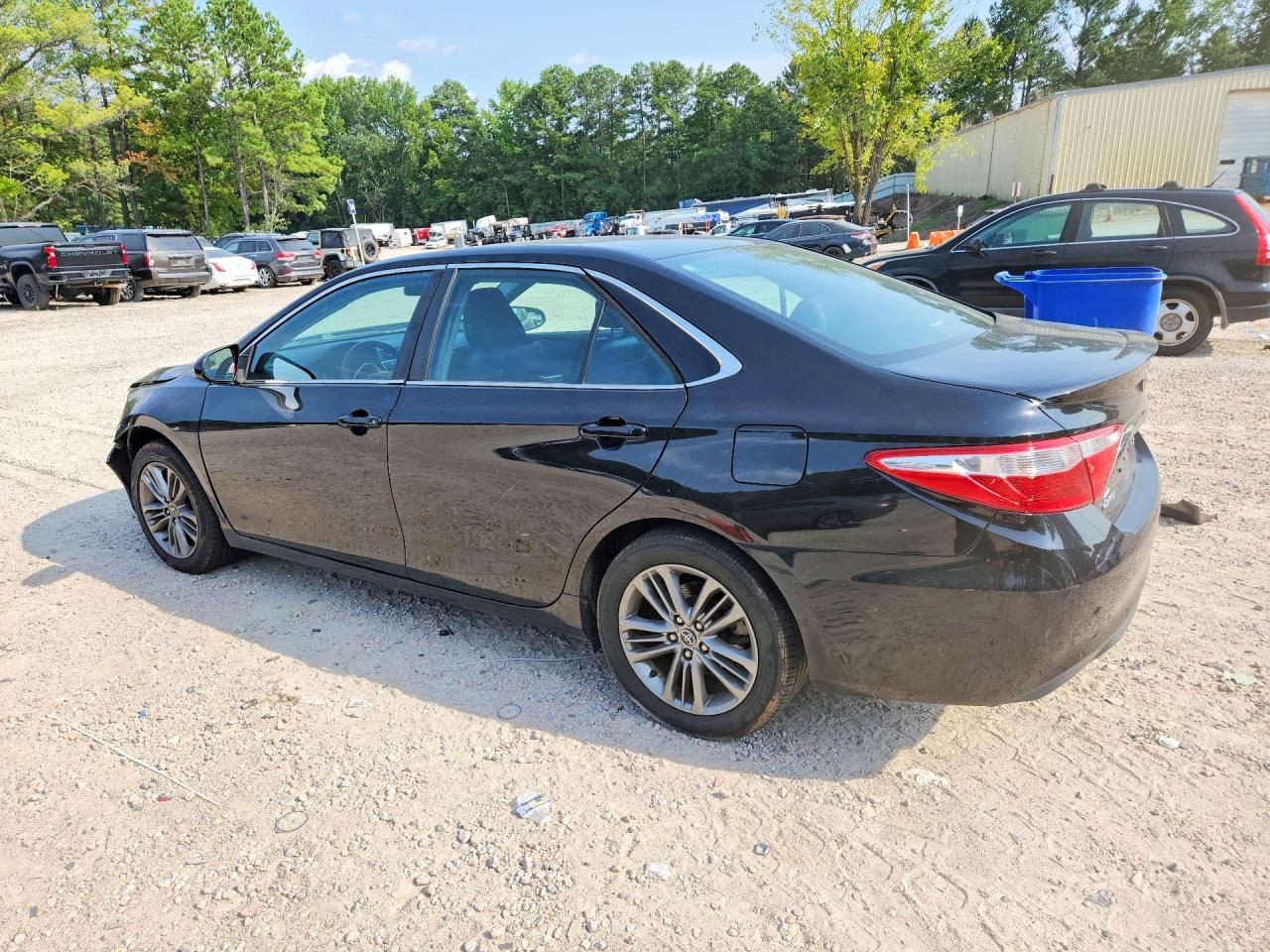 2015 Toyota Camry Se Black vin: 4T1BF1FK9FU920566