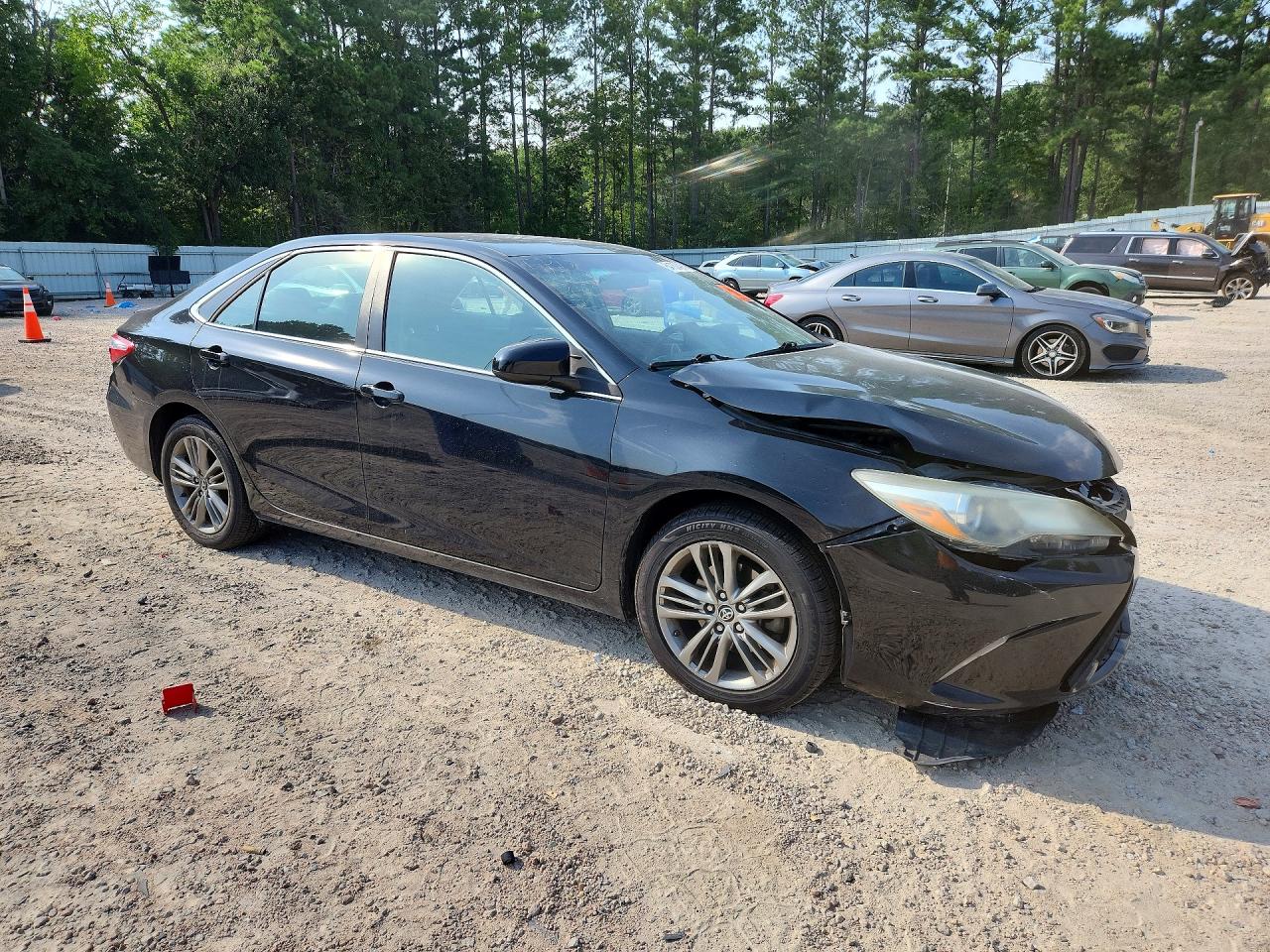 2015 Toyota Camry Se Black vin: 4T1BF1FK9FU920566