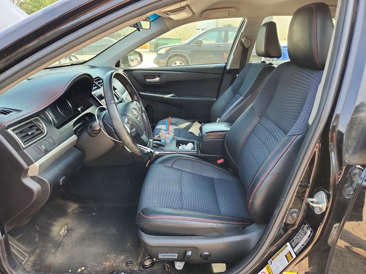 2015 Toyota Camry Se Black vin: 4T1BF1FK9FU920566