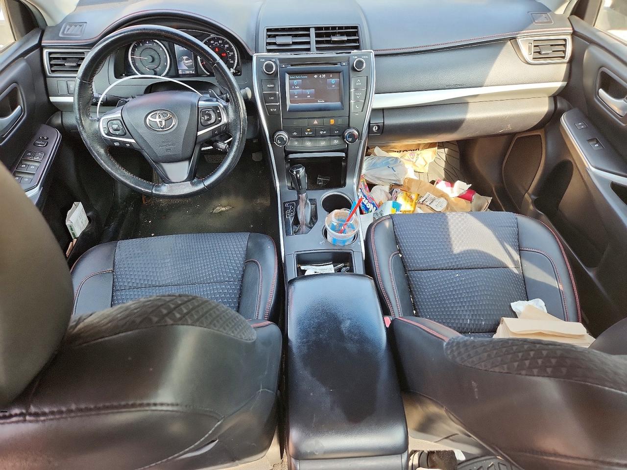 2015 Toyota Camry Se Black vin: 4T1BF1FK9FU920566