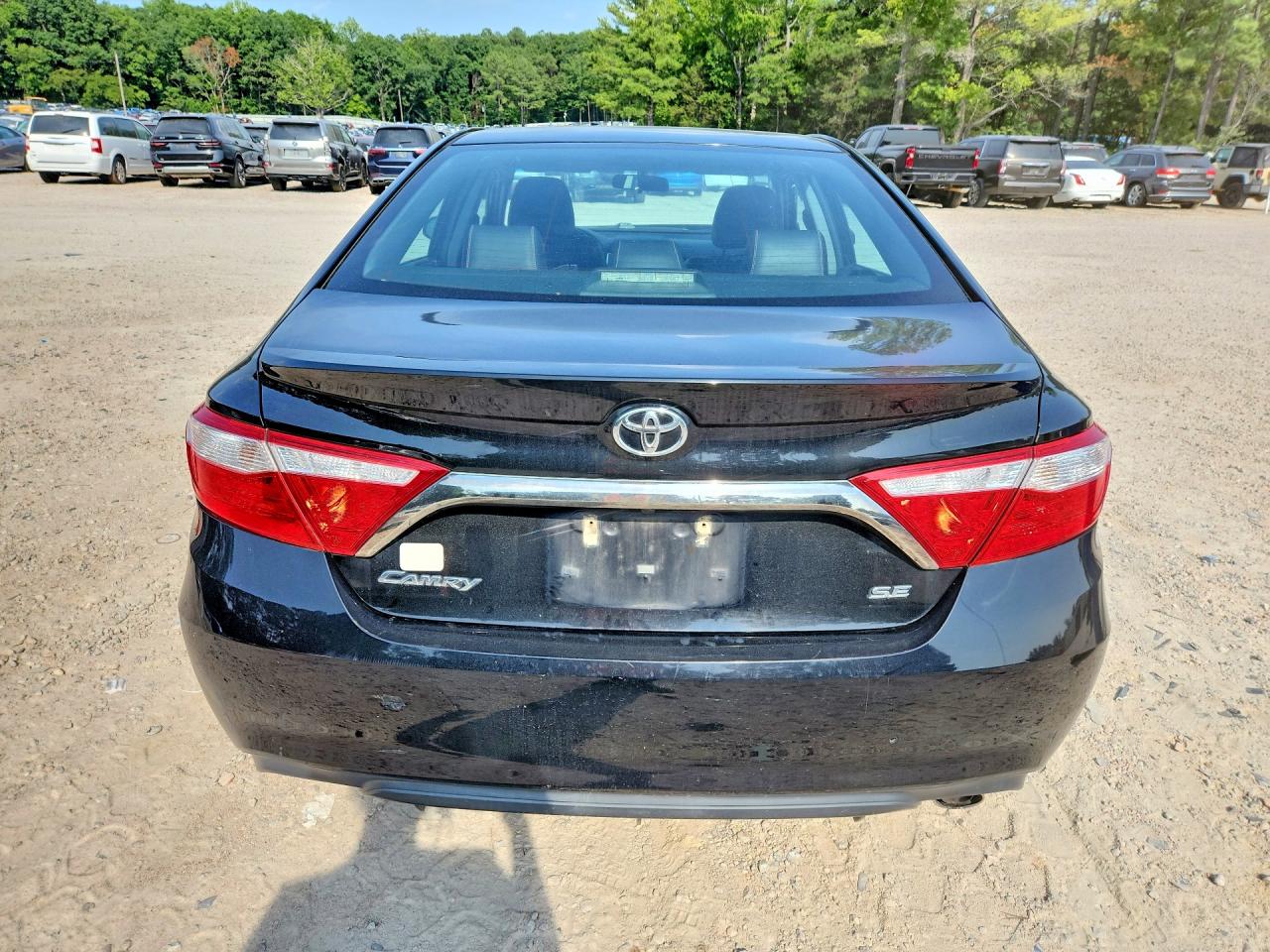 2015 Toyota Camry Se Black vin: 4T1BF1FK9FU920566