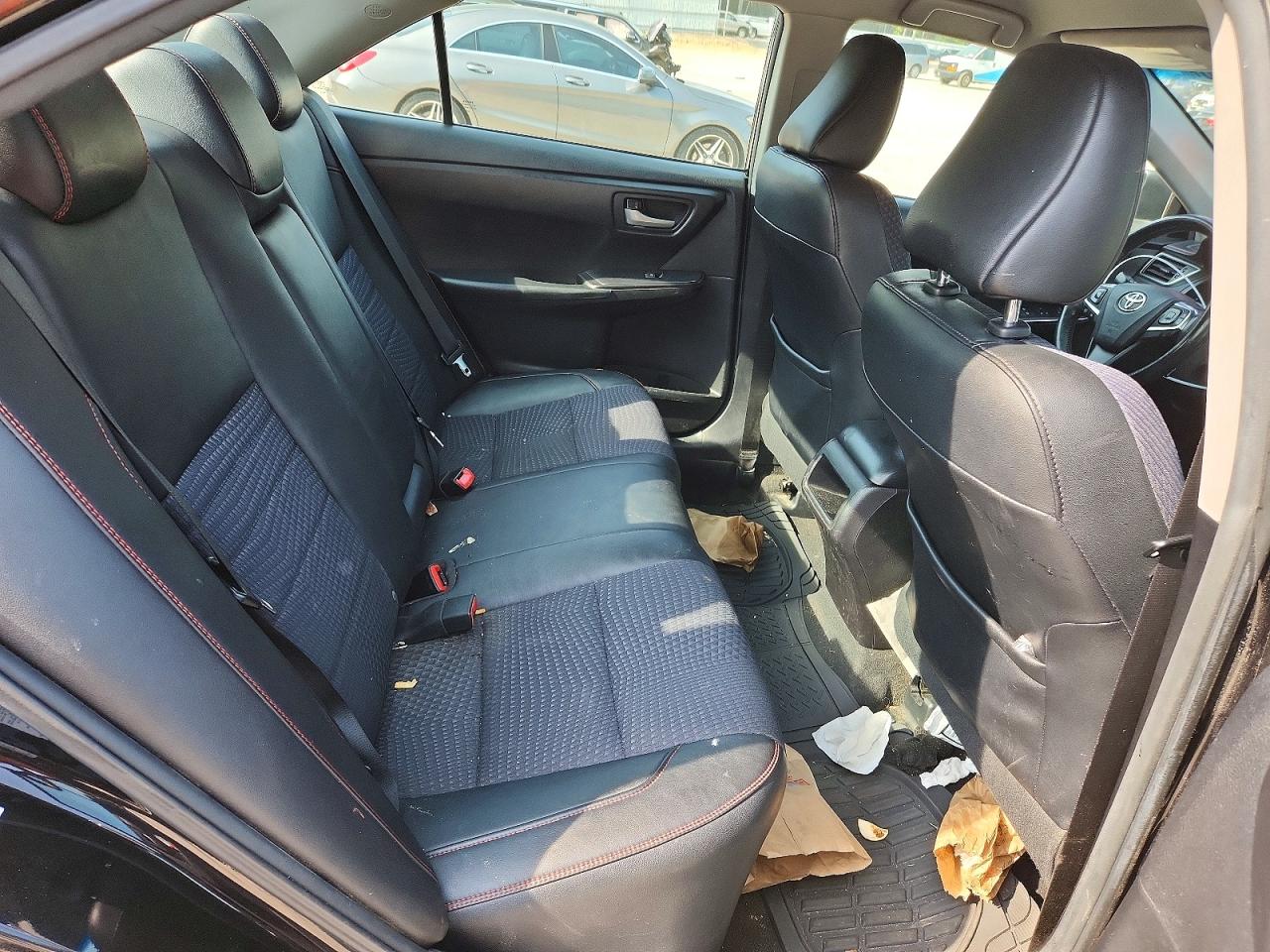 2015 Toyota Camry Se Black vin: 4T1BF1FK9FU920566