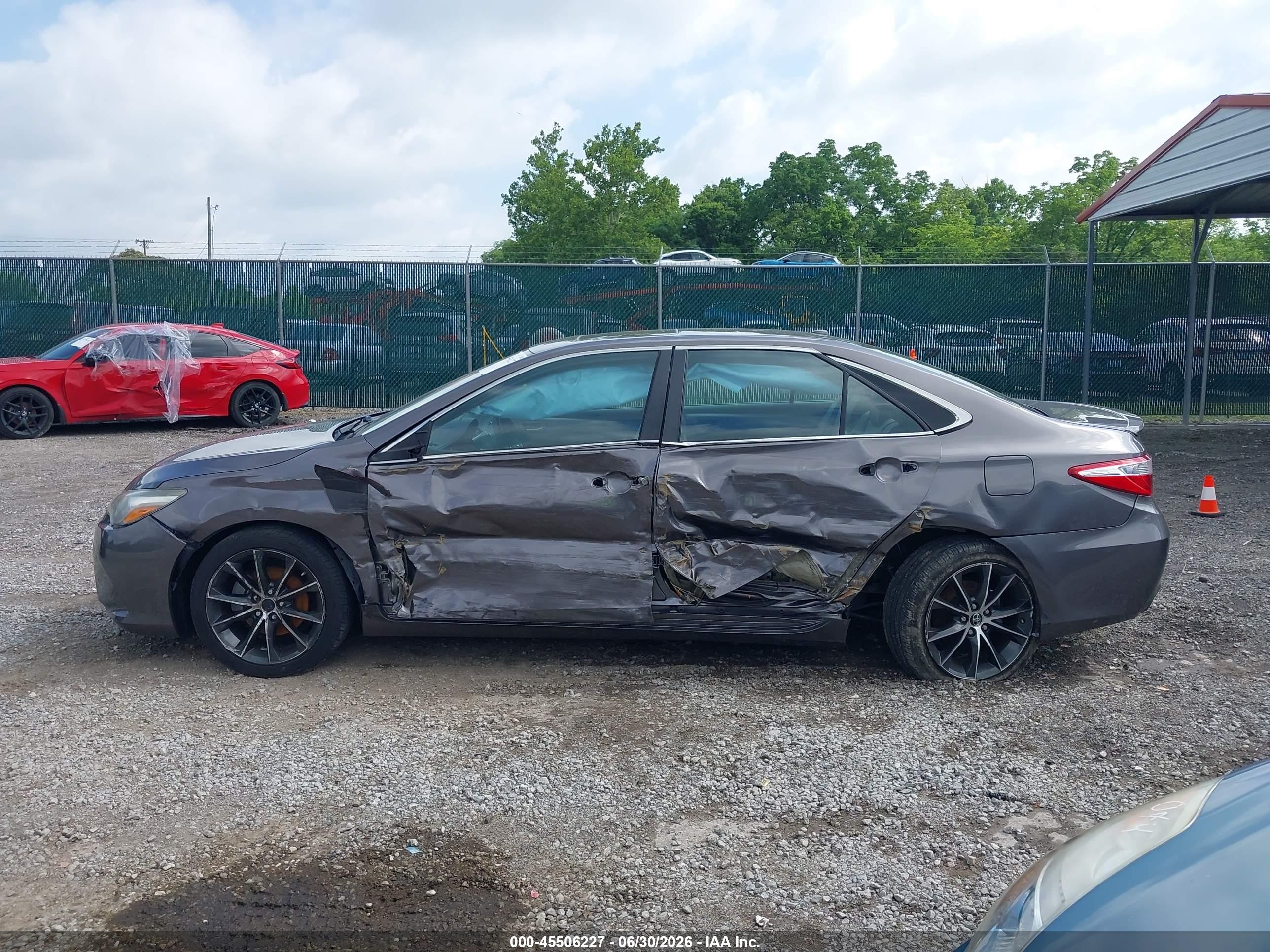 2015 Toyota Camry Xse Gray vin: 4T1BF1FK9FU921832