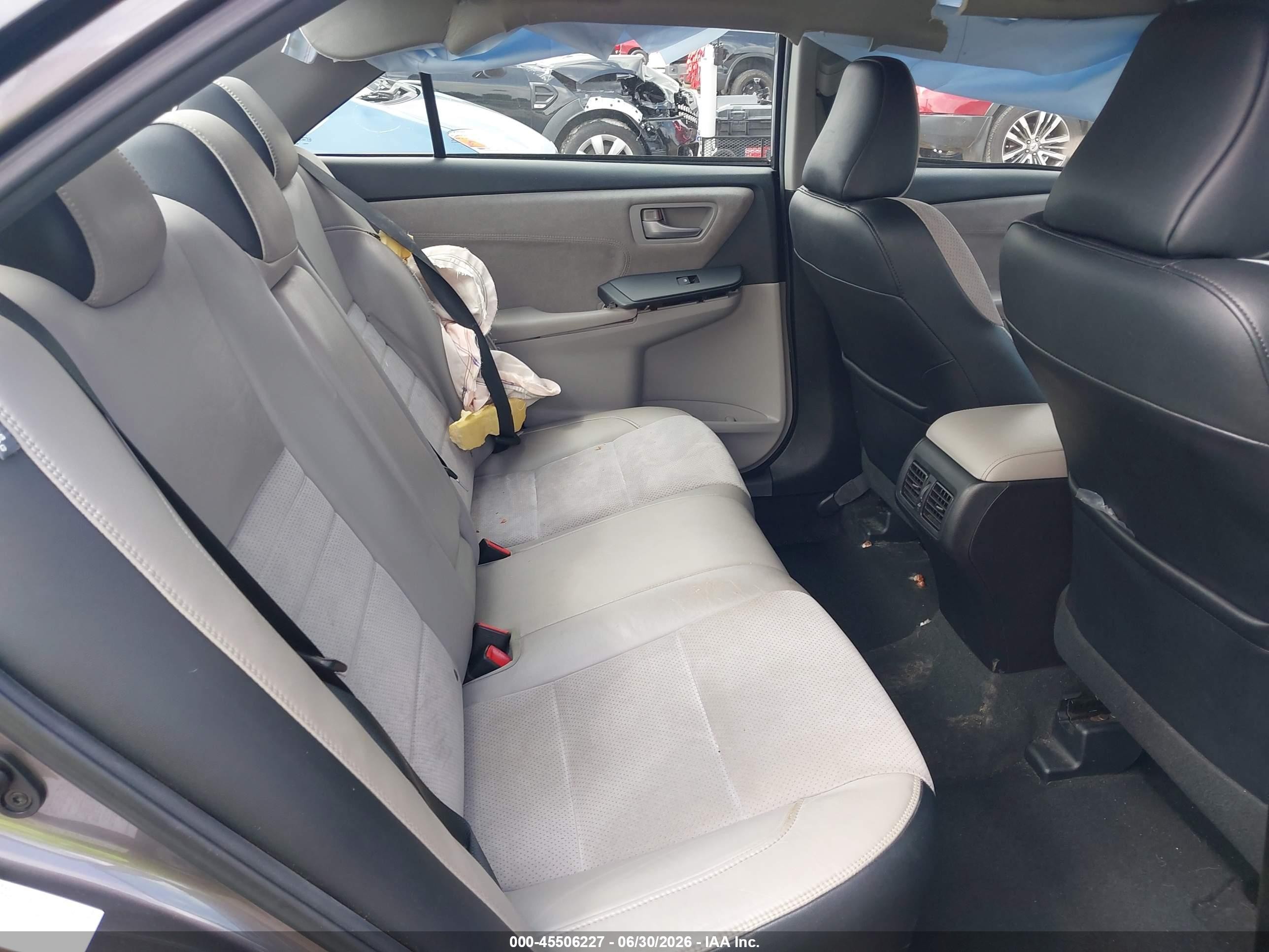 2015 Toyota Camry Xse Gray vin: 4T1BF1FK9FU921832