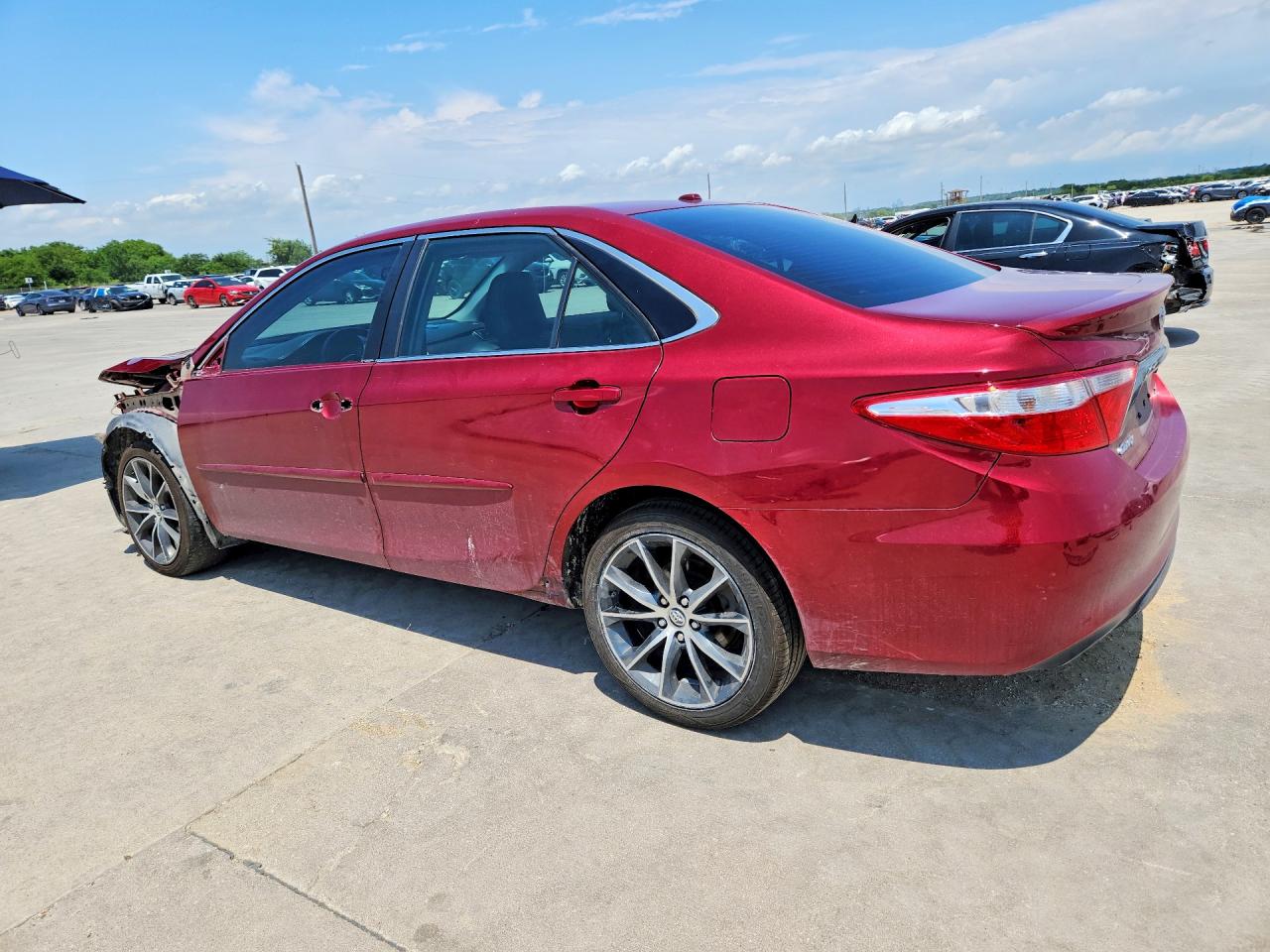 2015 Toyota Camry Xse Maroon vin: 4T1BF1FK9FU921880