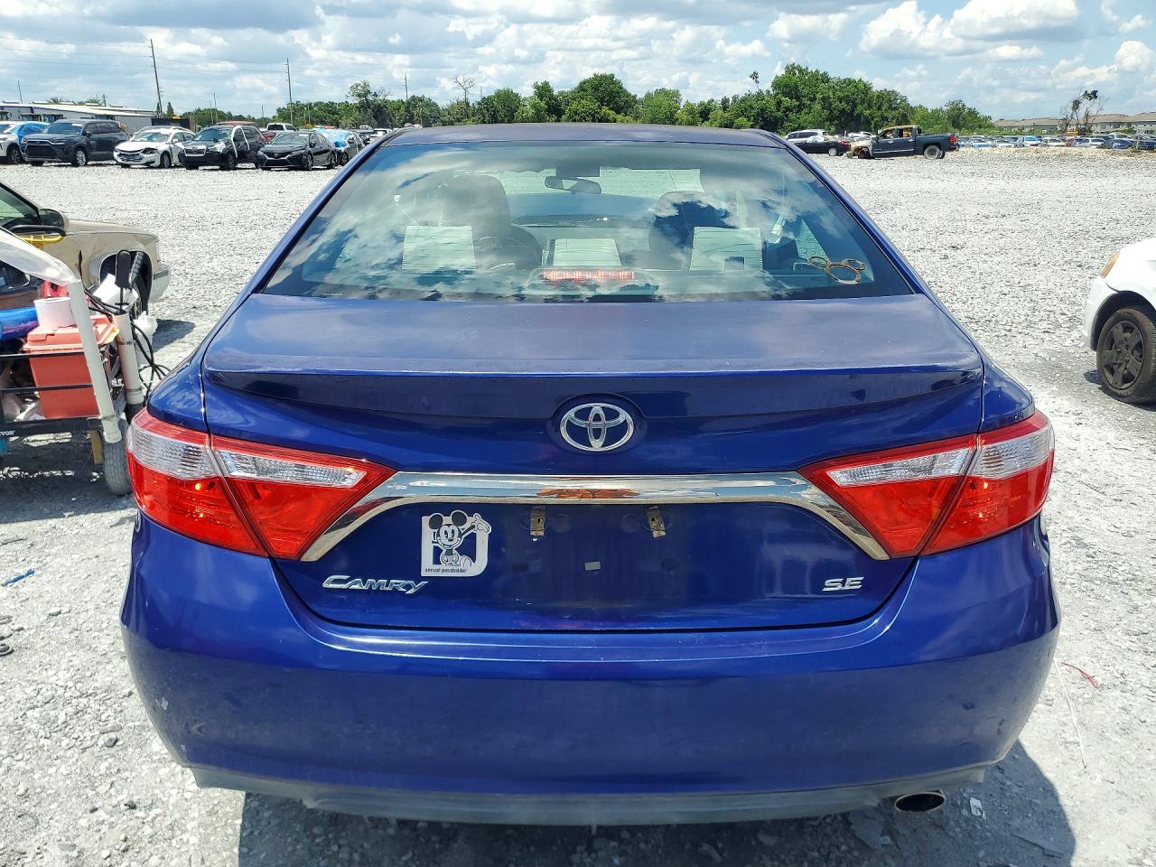 2015 Toyota Camry Se Blue vin: 4T1BF1FK9FU942275