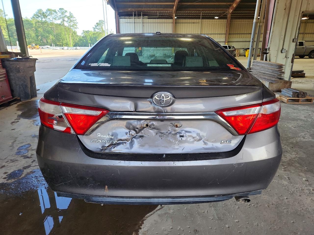 2016 Toyota Camry Se Black vin: 4T1BF1FK9GU128113