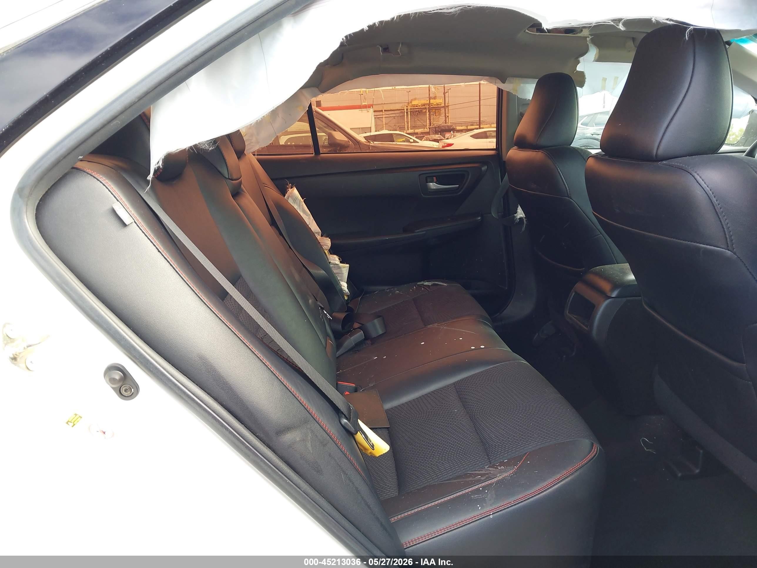 2016 Toyota Camry Se White vin: 4T1BF1FK9GU170989