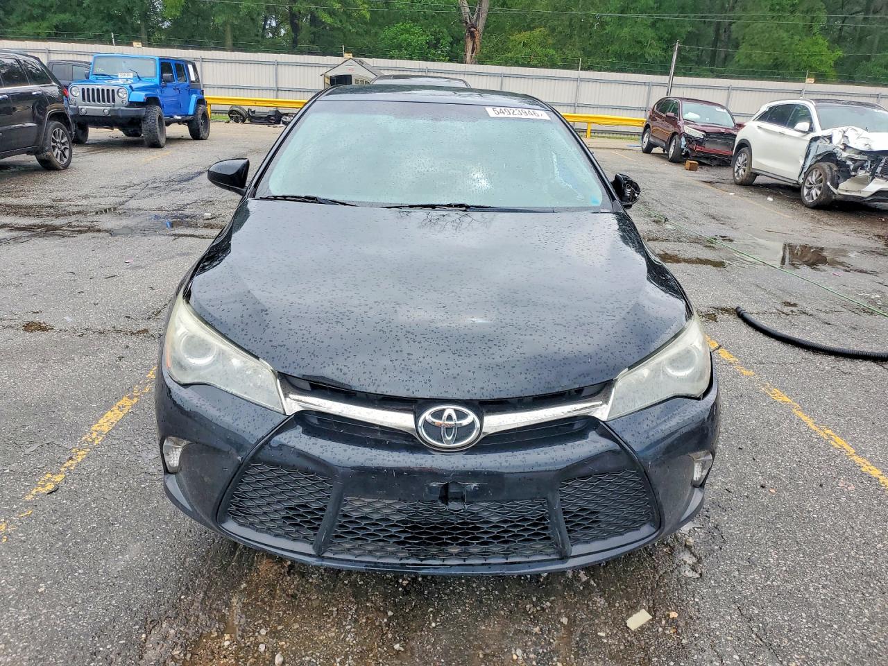 2016 Toyota Camry Se Black vin: 4T1BF1FK9GU212688