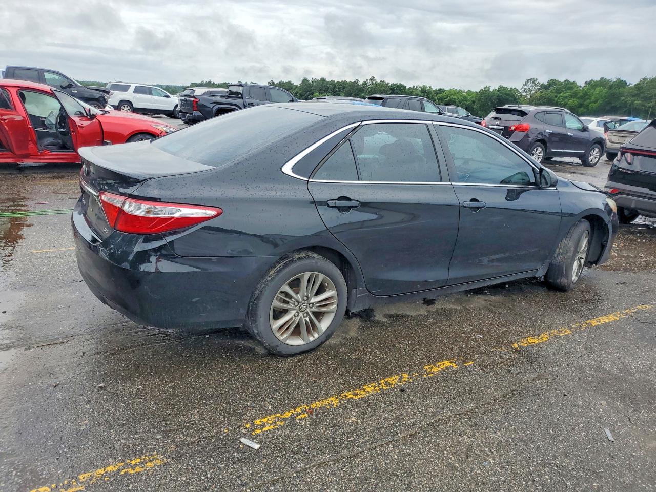 2016 Toyota Camry Se Black vin: 4T1BF1FK9GU212688